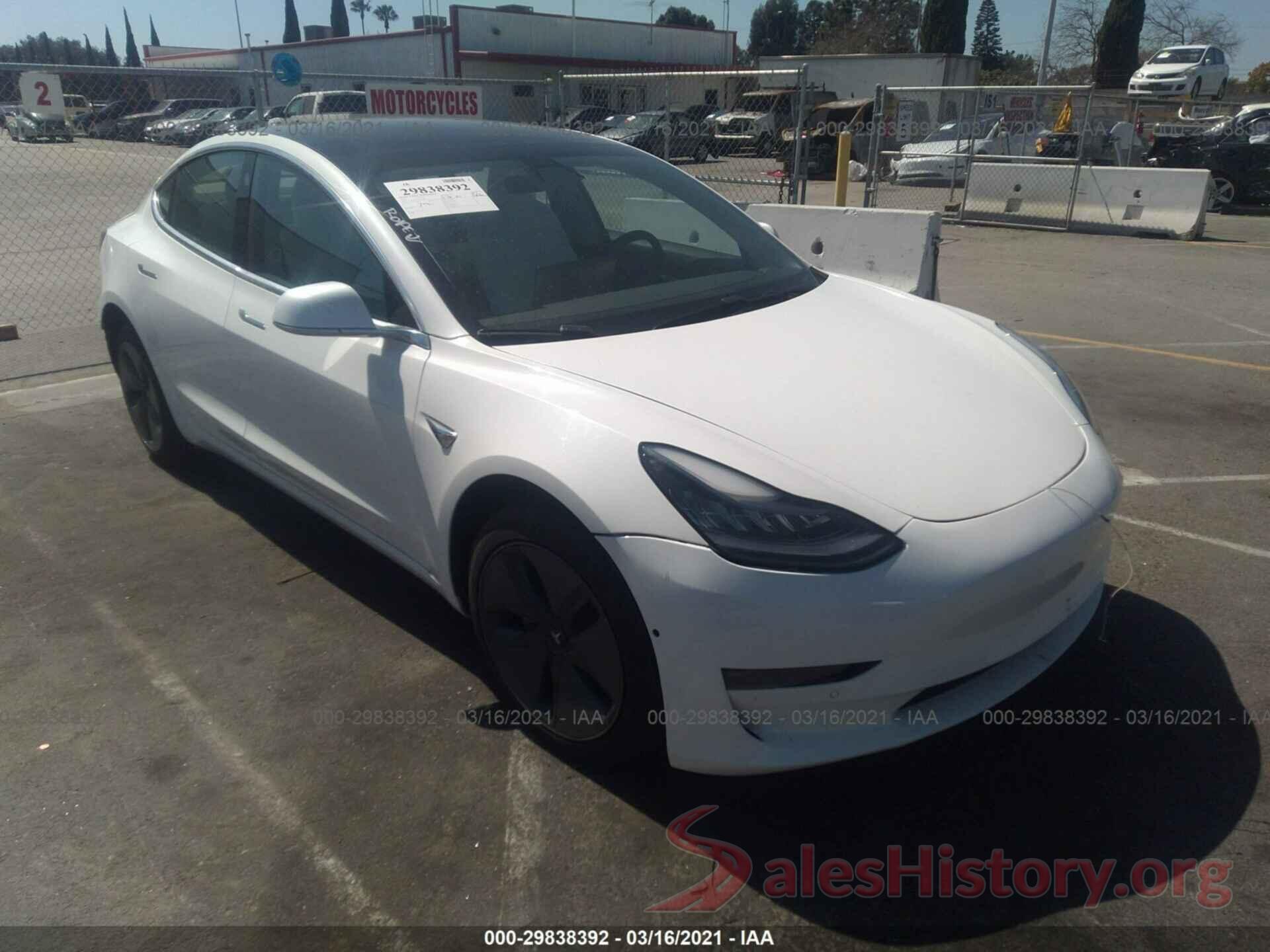 5YJ3E1EA2KF509405 2019 TESLA MODEL 3