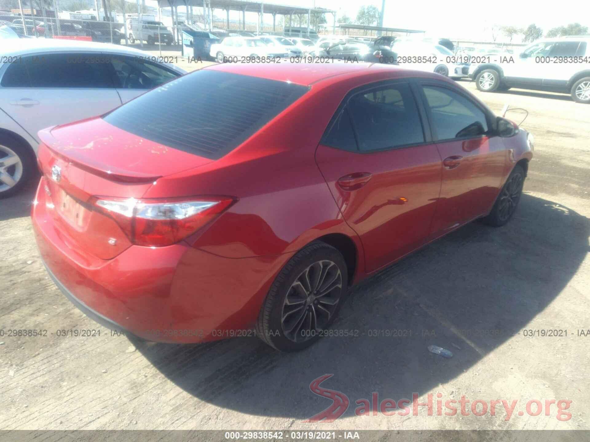 2T1BURHE3GC598974 2016 TOYOTA COROLLA