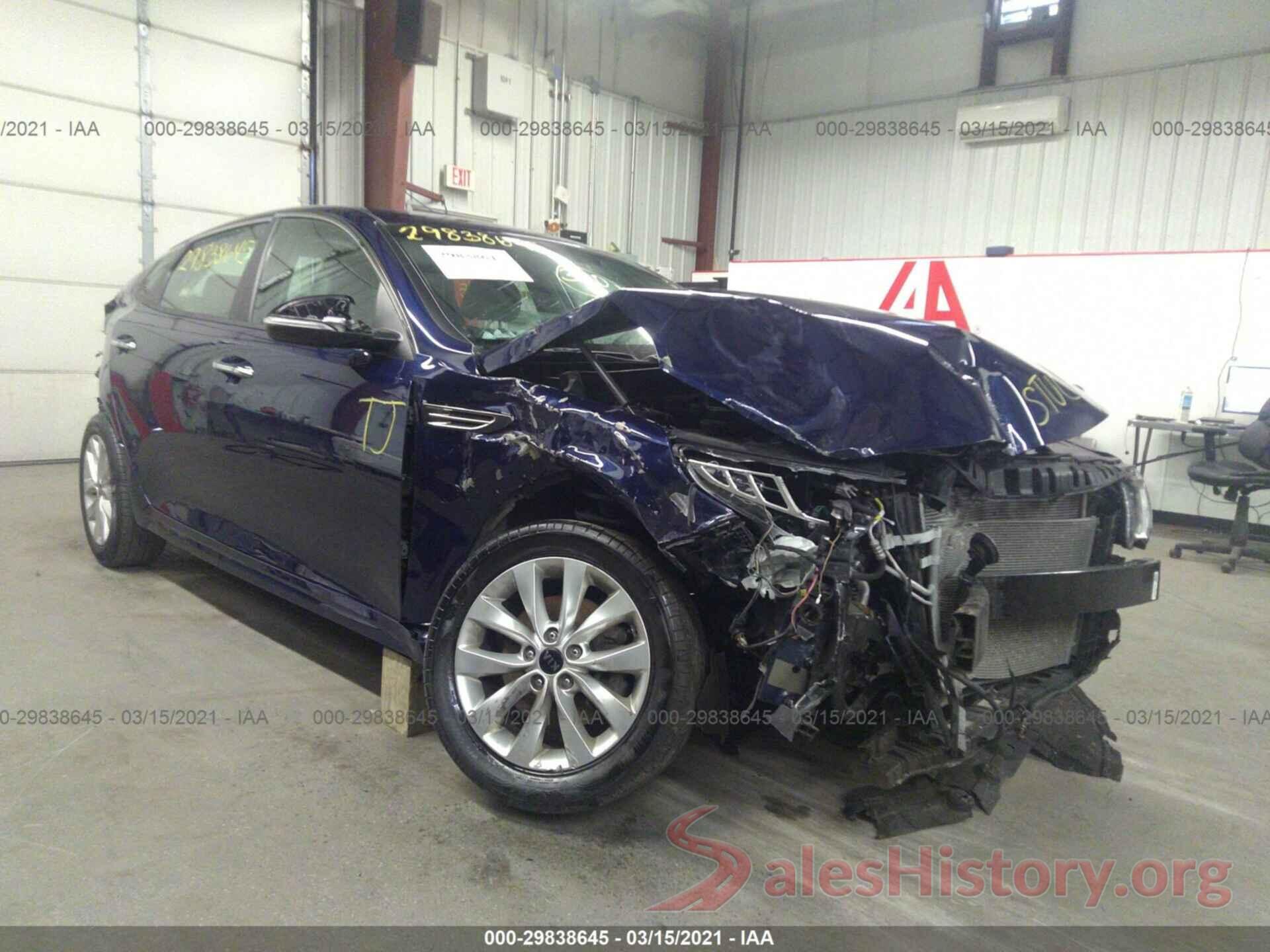 5XXGT4L33JG274053 2018 KIA OPTIMA