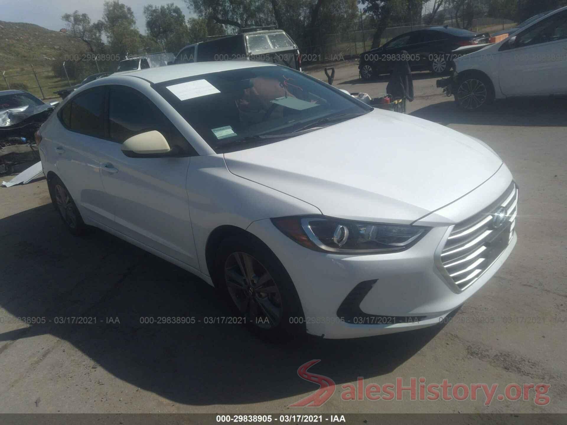 5NPD84LF8HH009772 2017 HYUNDAI ELANTRA