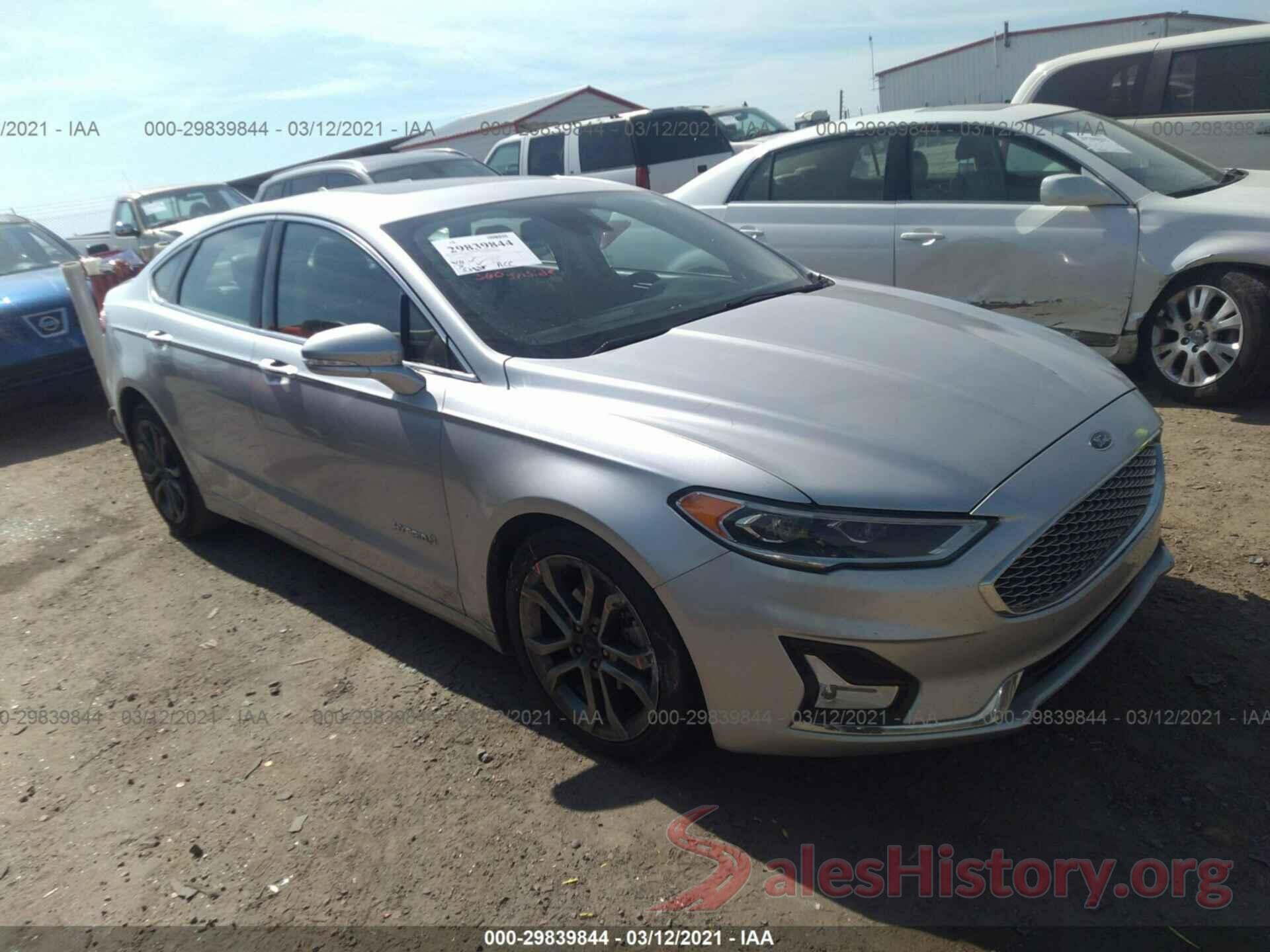 3FA6P0RU5KR106965 2019 FORD FUSION HYBRID