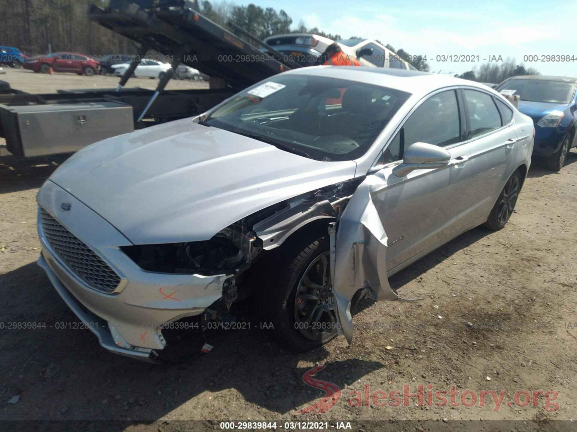 3FA6P0RU5KR106965 2019 FORD FUSION HYBRID