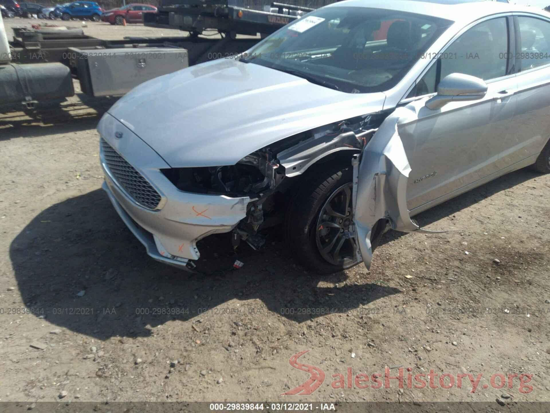 3FA6P0RU5KR106965 2019 FORD FUSION HYBRID