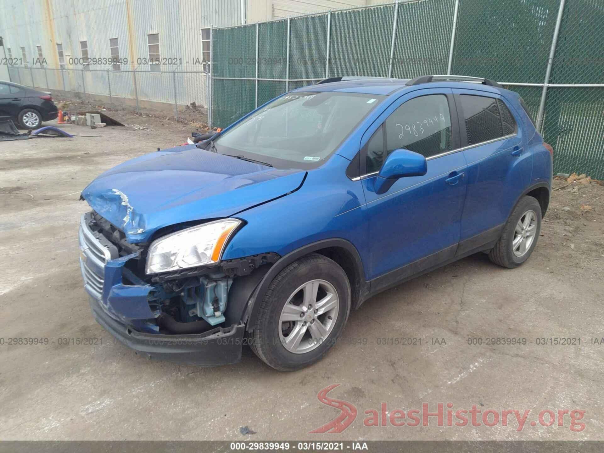 KL7CJLSB7GB541682 2016 CHEVROLET TRAX