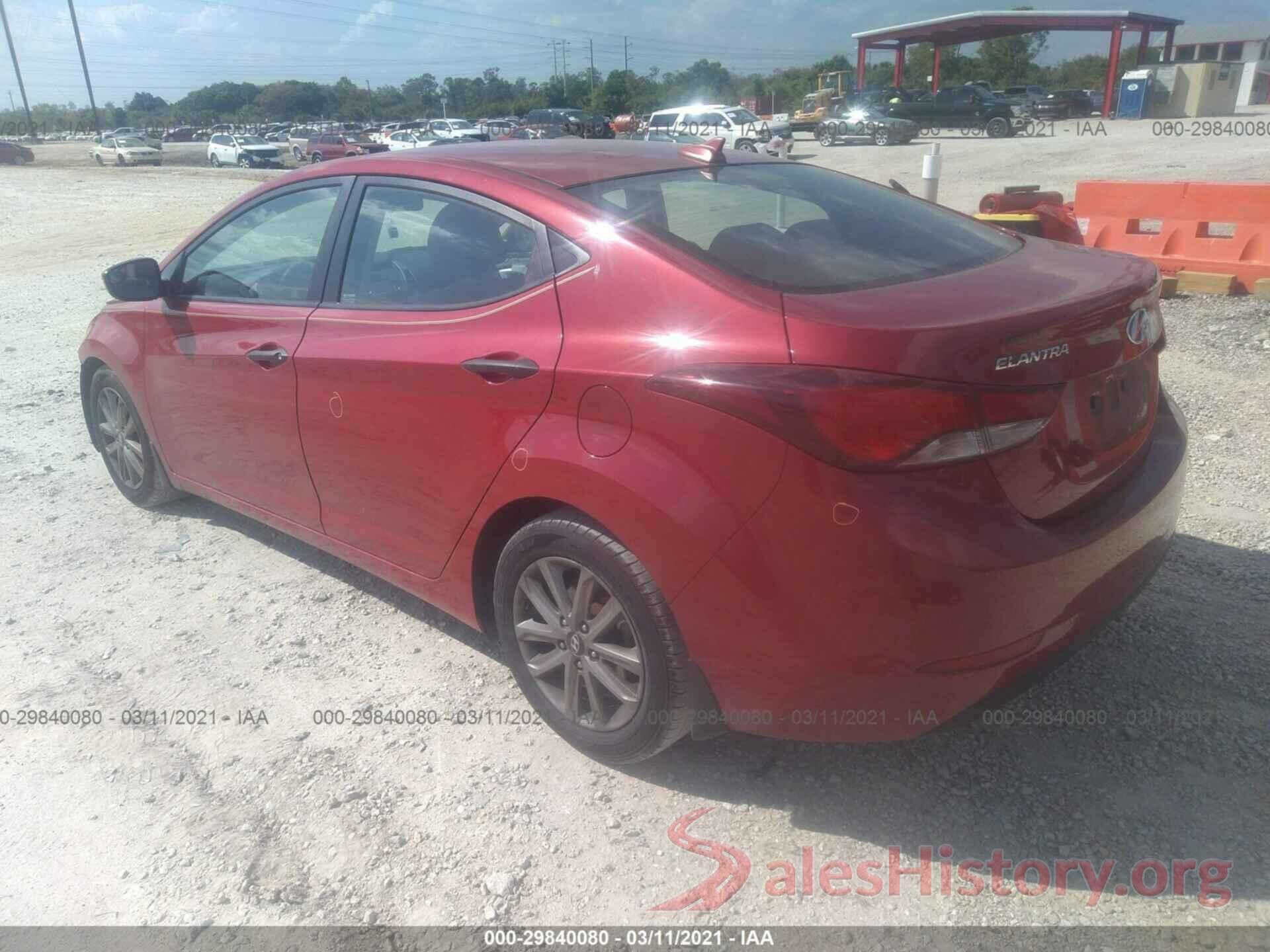 KMHDH4AE6GU519936 2016 HYUNDAI ELANTRA