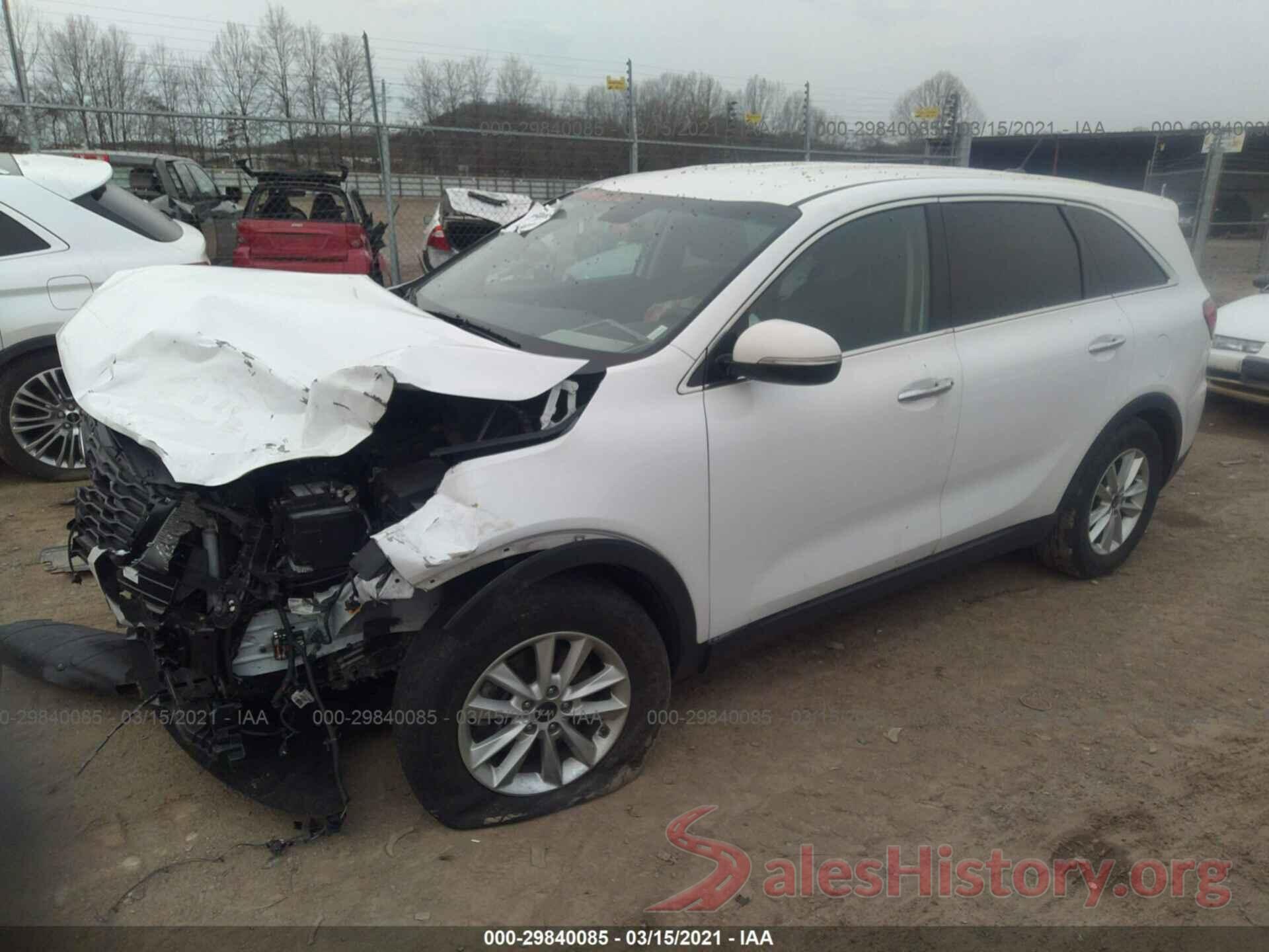 5XYPG4A50KG481201 2019 KIA SORENTO