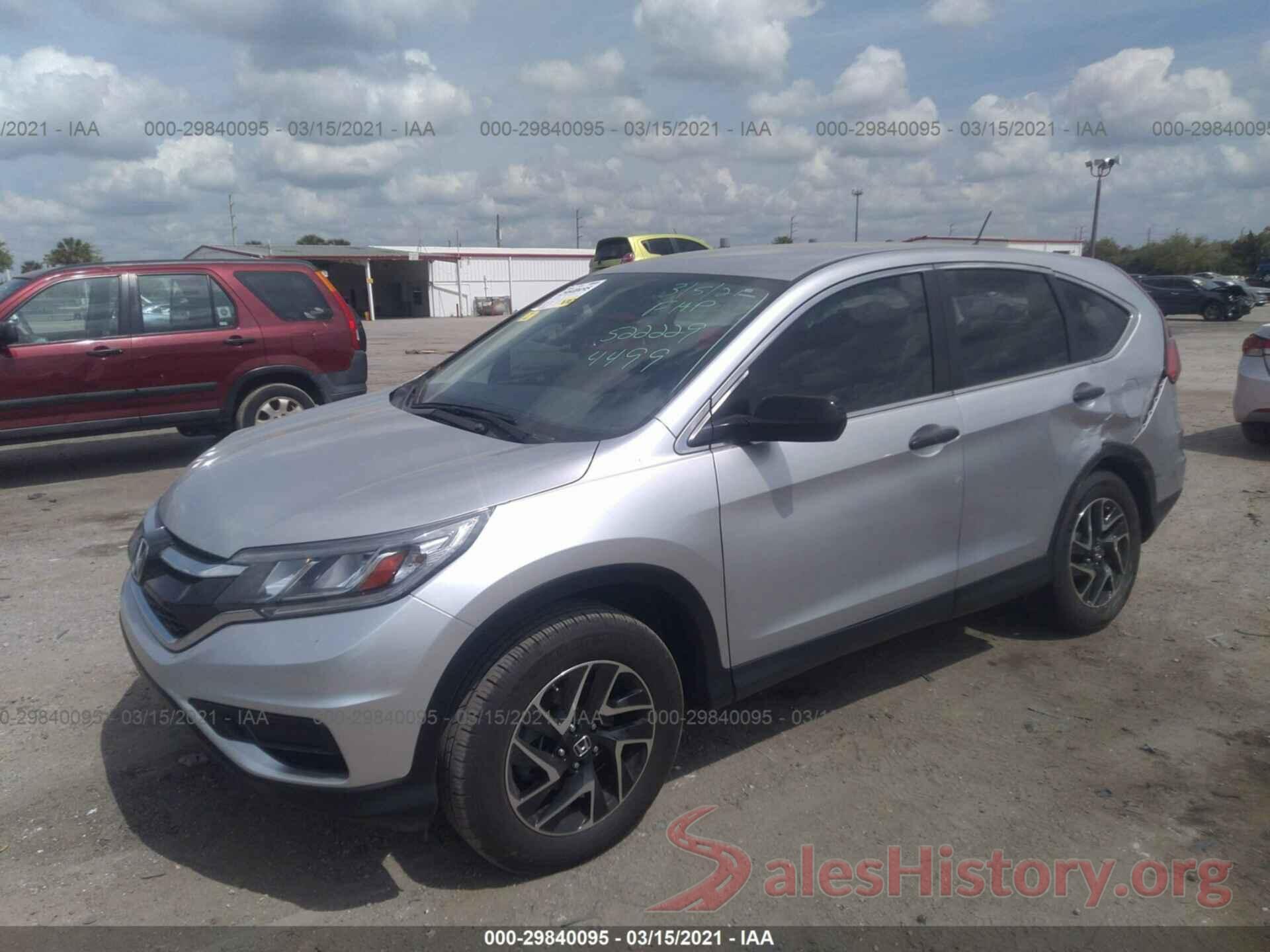 2HKRM3H48GH522229 2016 HONDA CR-V