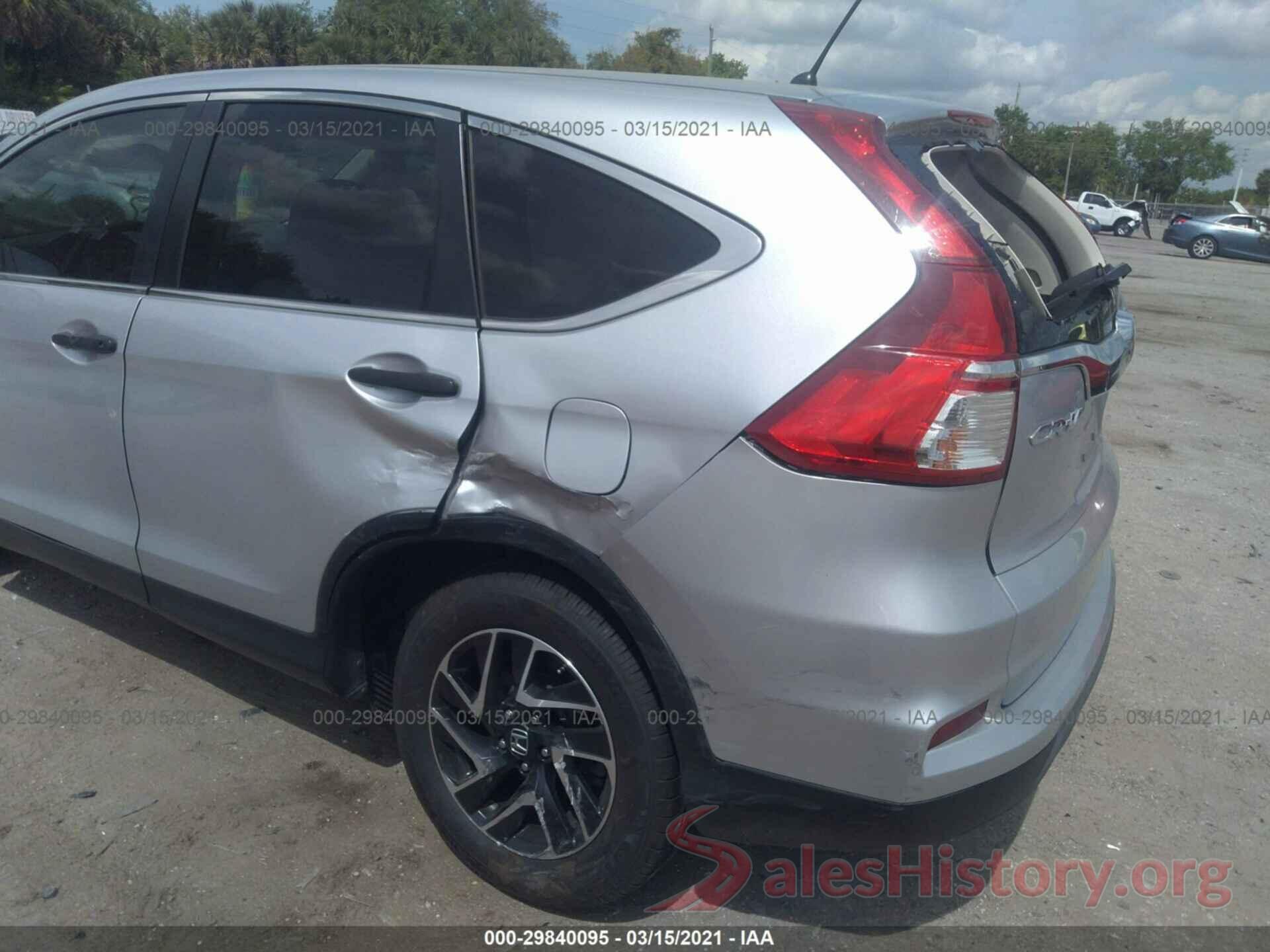 2HKRM3H48GH522229 2016 HONDA CR-V