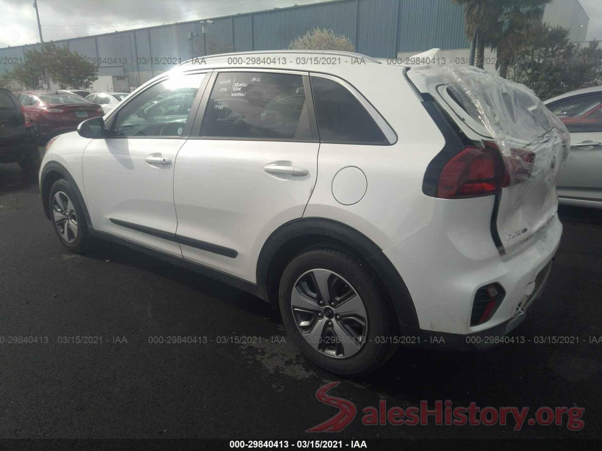 KNDCB3LC1L5365423 2020 KIA NIRO