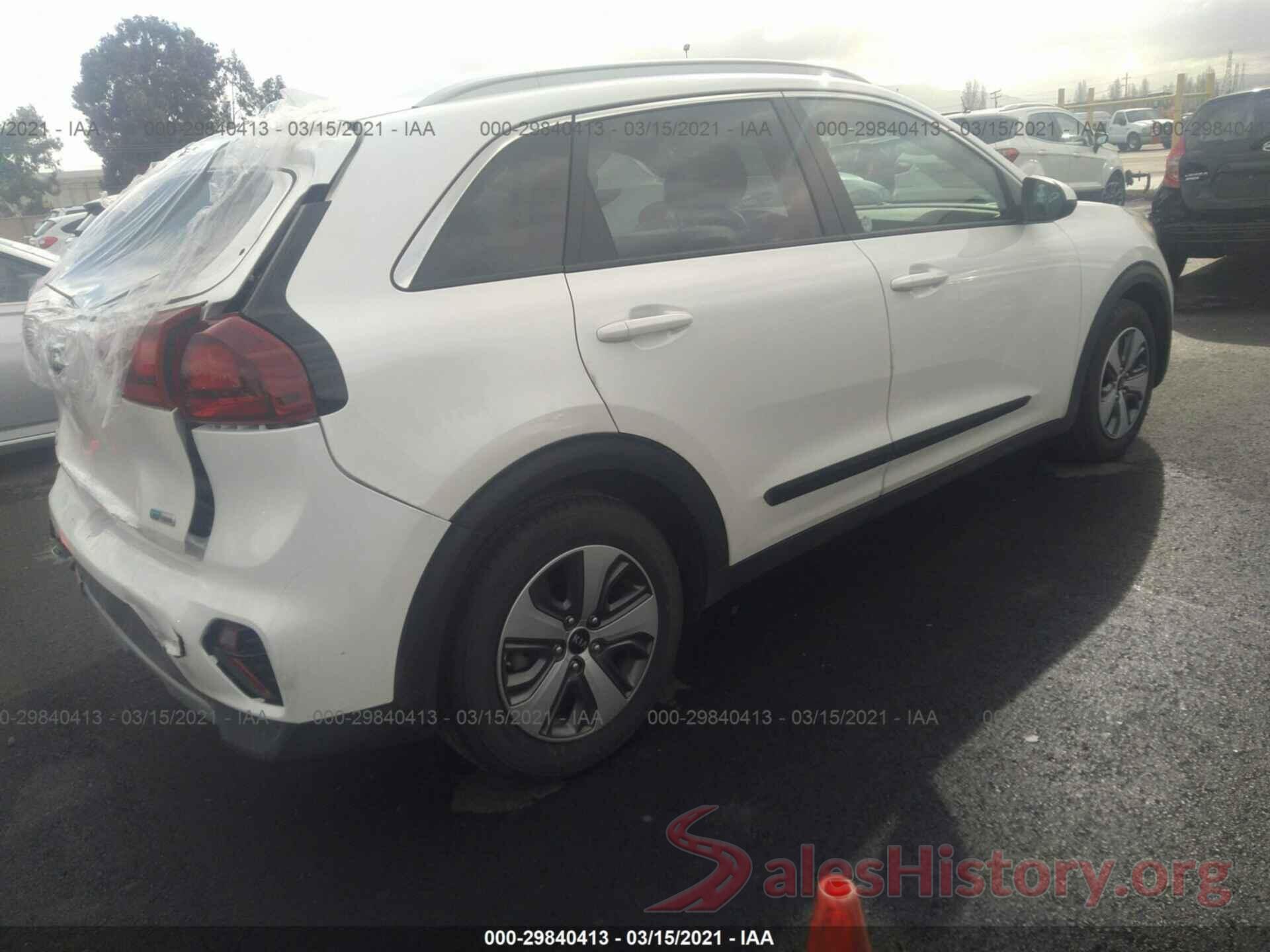 KNDCB3LC1L5365423 2020 KIA NIRO