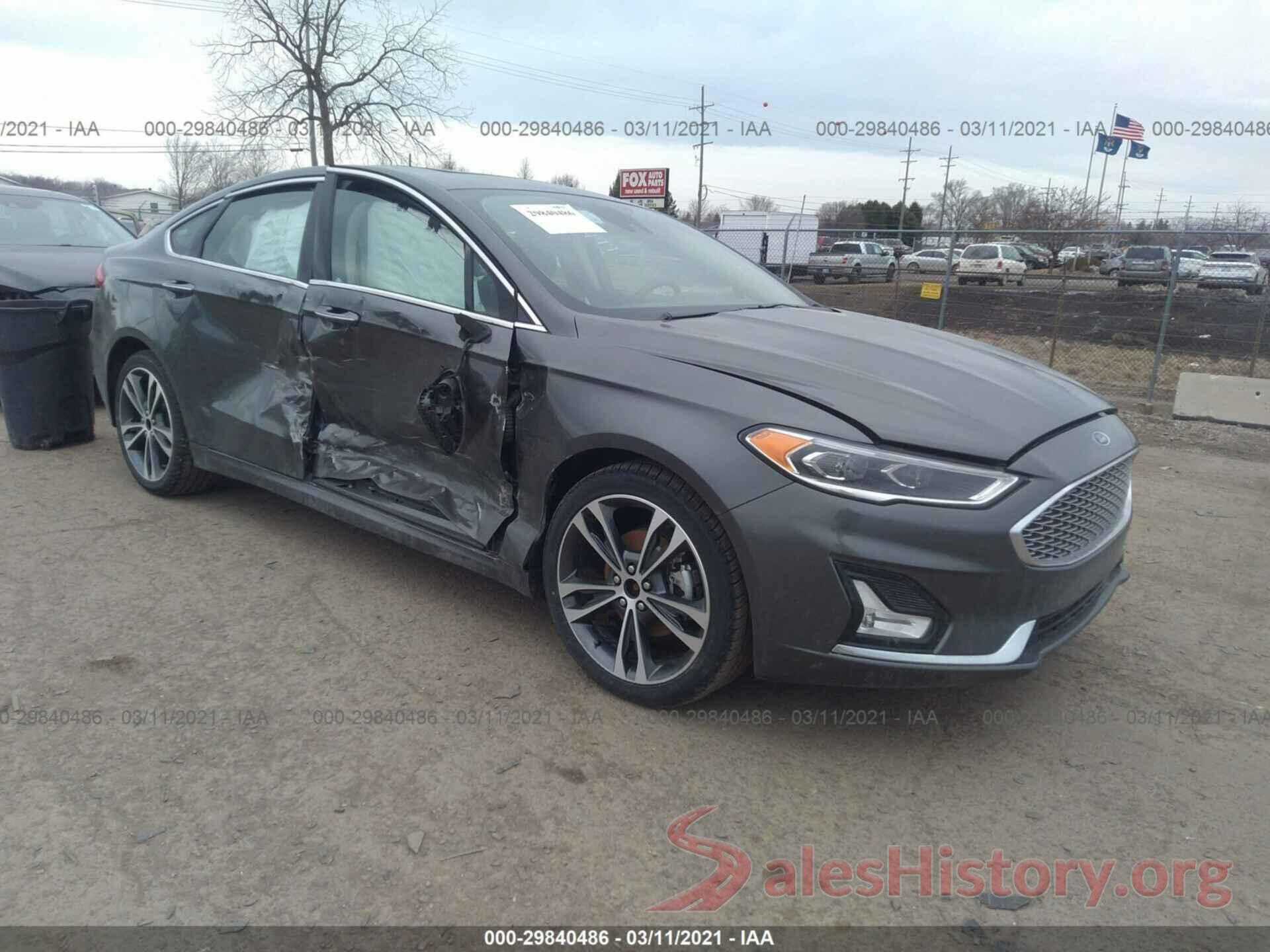 3FA6P0D98KR243529 2019 FORD FUSION