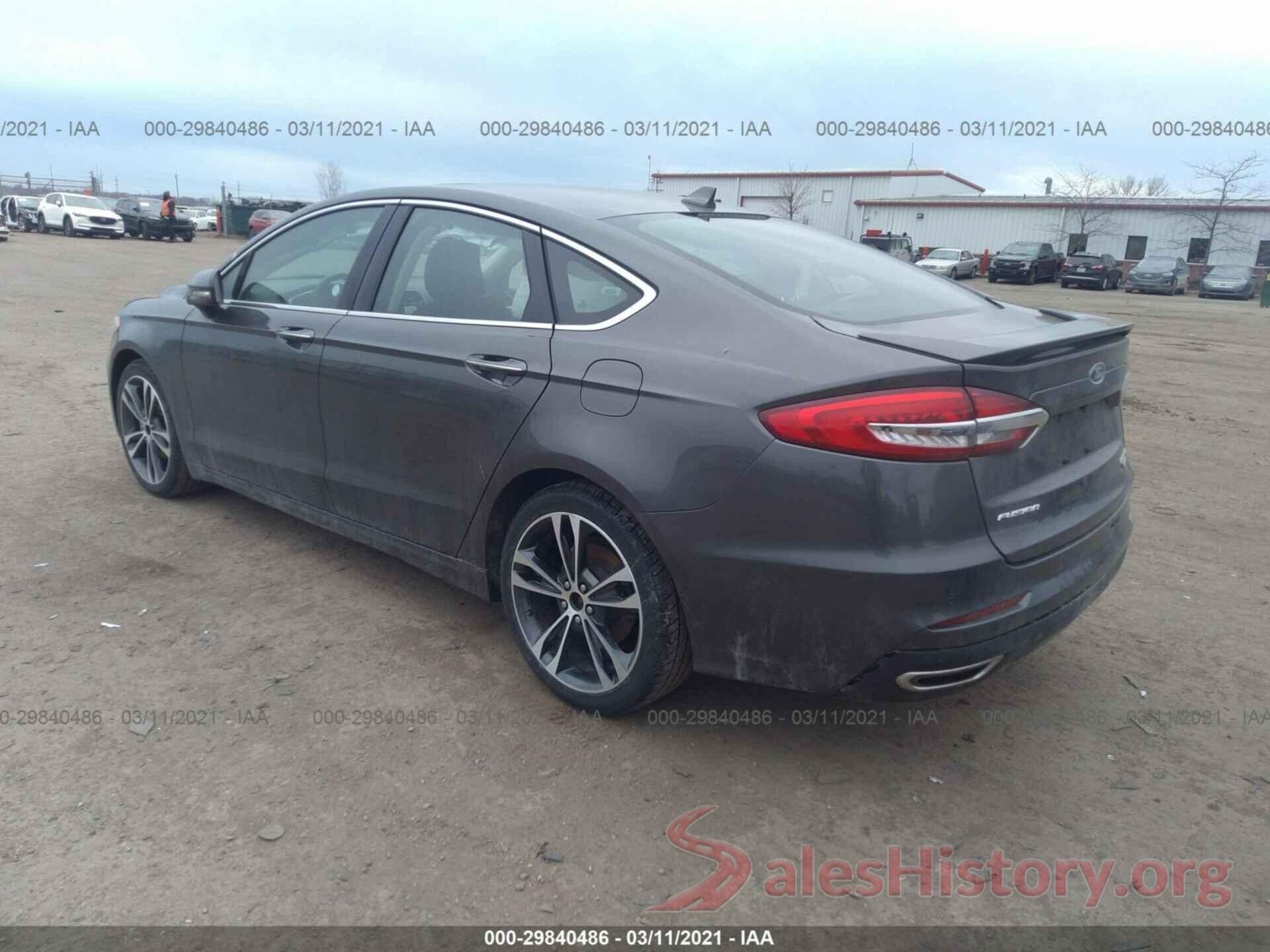 3FA6P0D98KR243529 2019 FORD FUSION