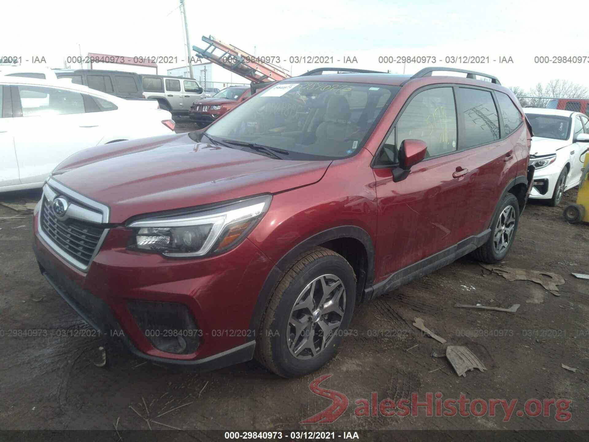 JF2SKAJC4MH455167 2021 SUBARU FORESTER