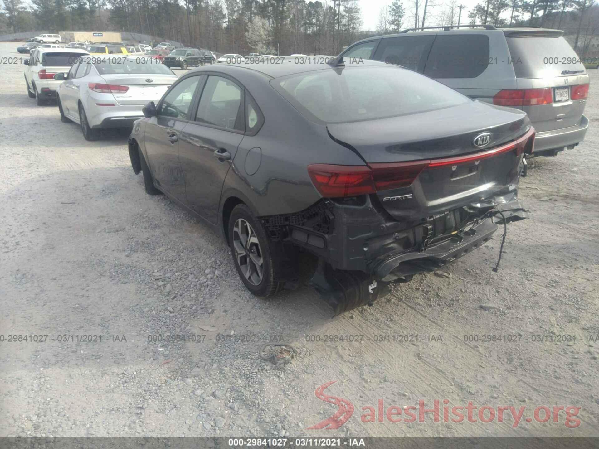 3KPF24AD2LE141547 2020 KIA FORTE