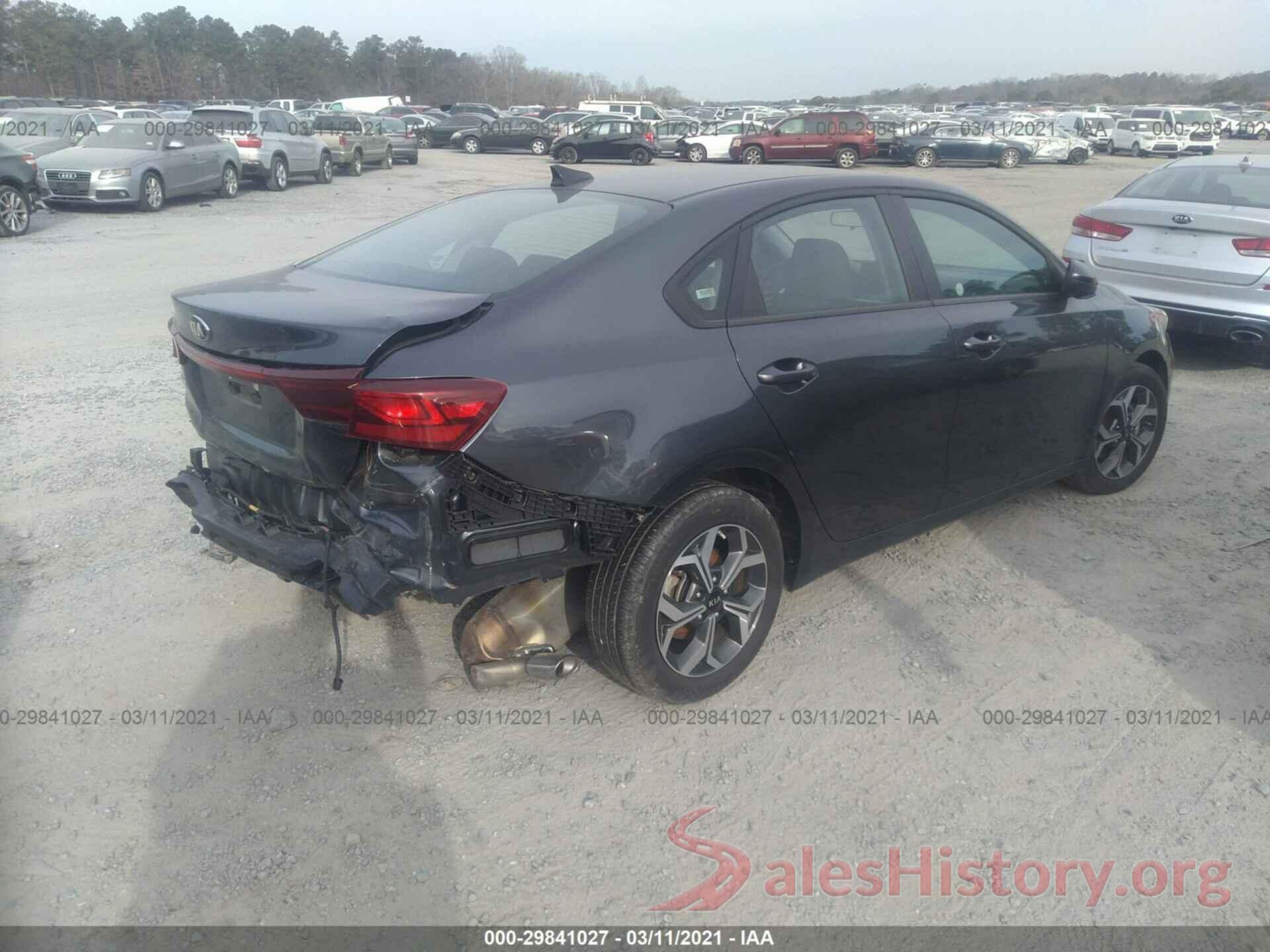 3KPF24AD2LE141547 2020 KIA FORTE