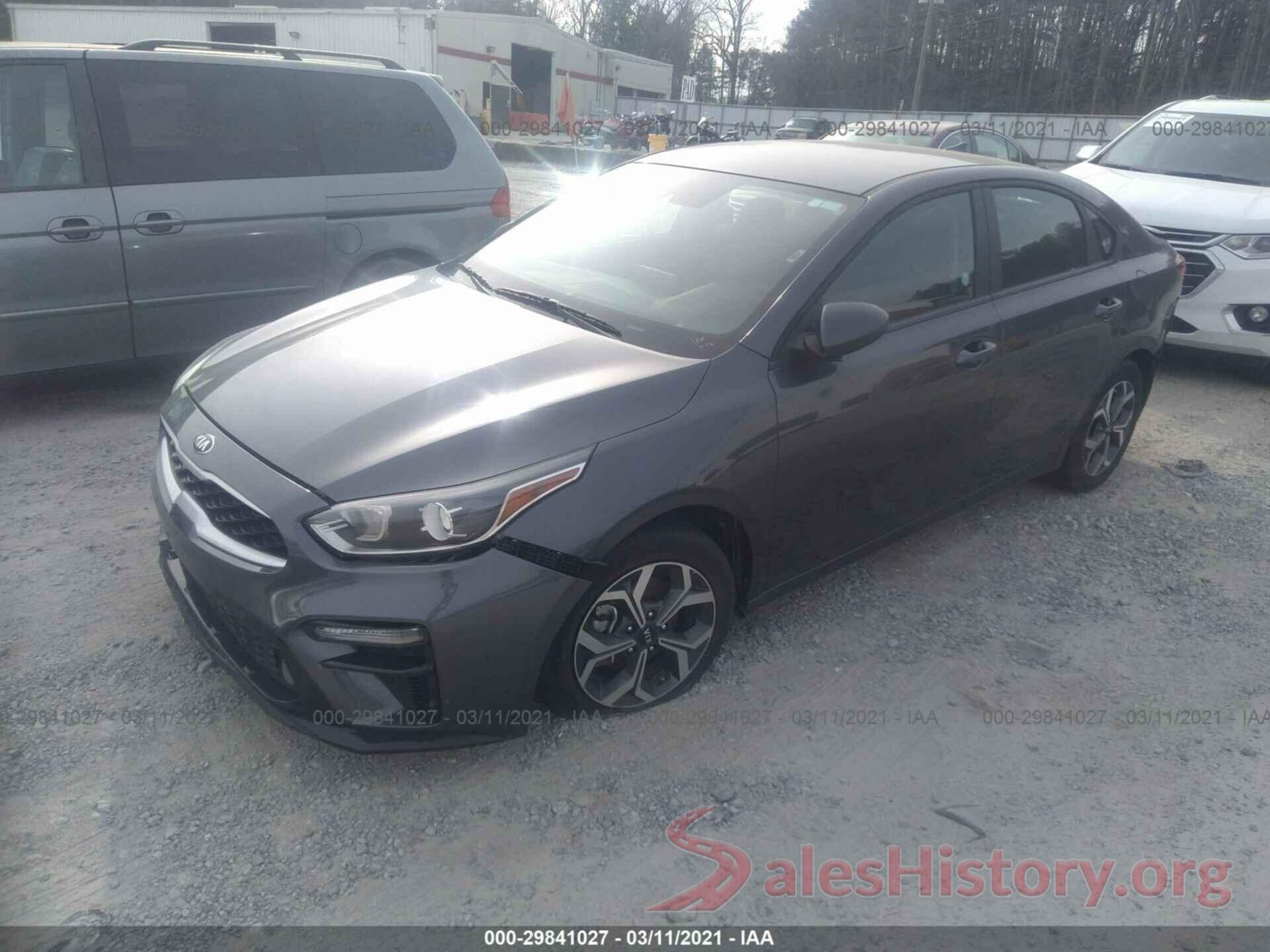 3KPF24AD2LE141547 2020 KIA FORTE