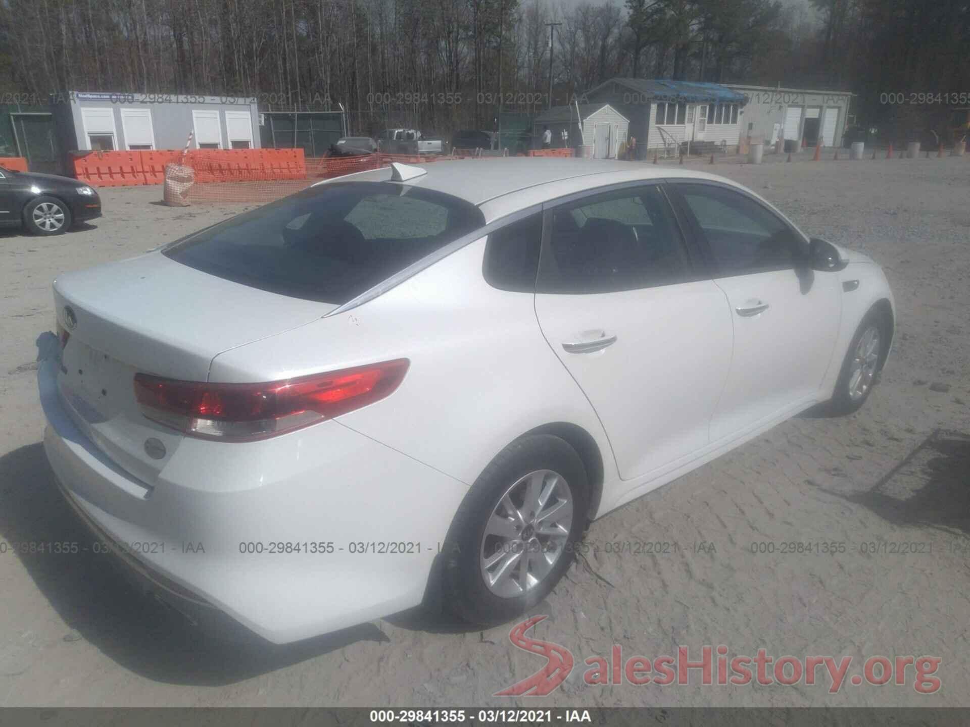 KNAGT4L32G5093648 2016 KIA OPTIMA