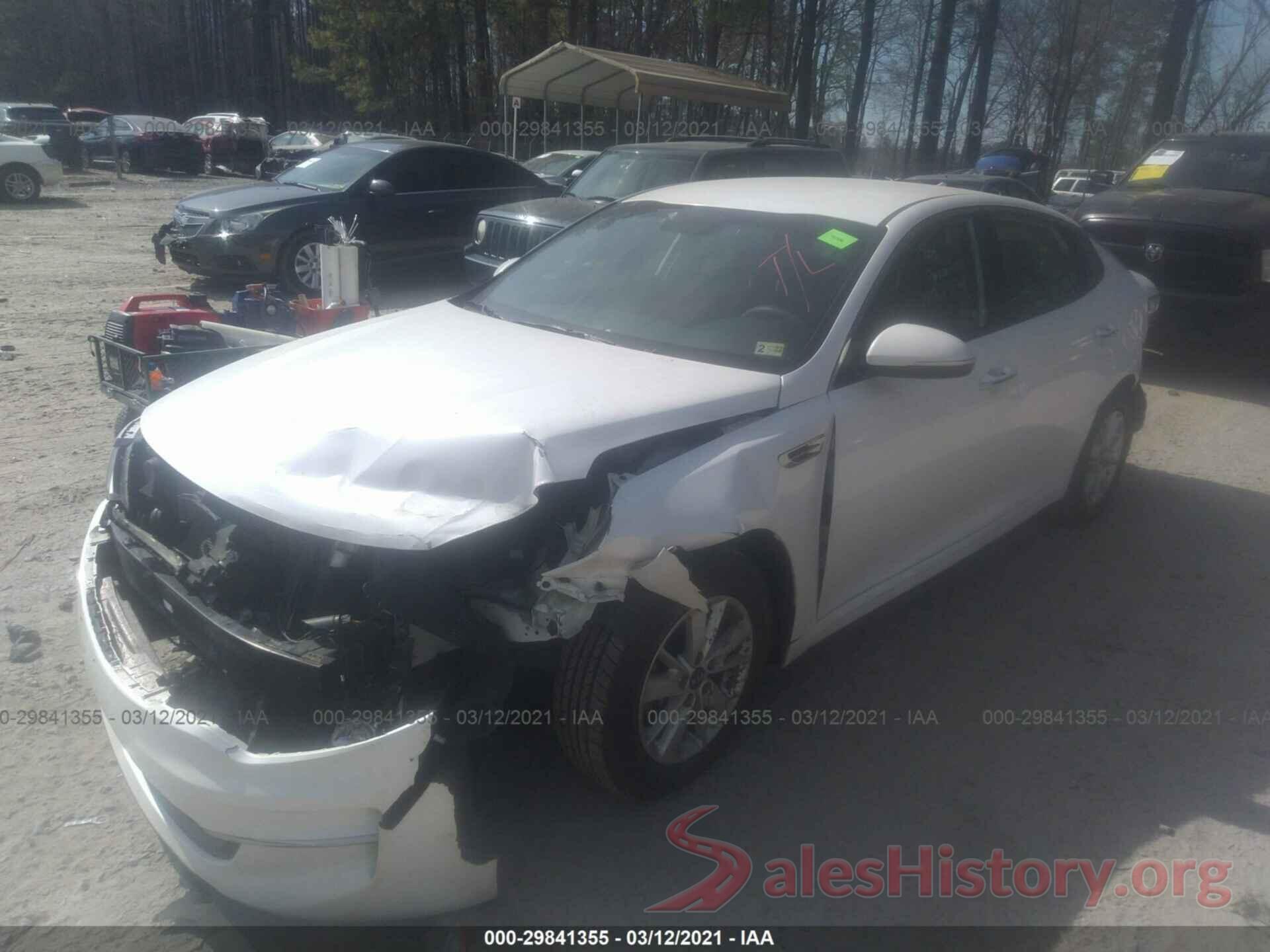 KNAGT4L32G5093648 2016 KIA OPTIMA