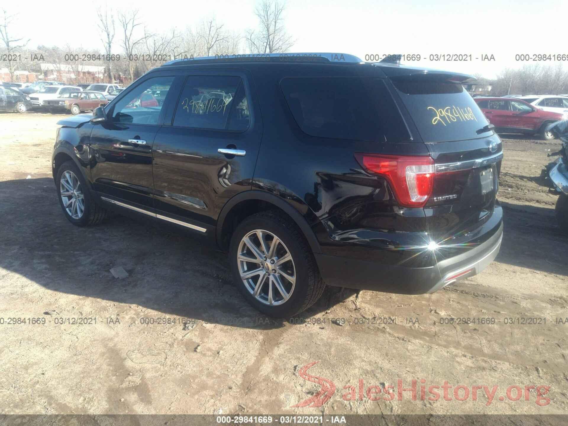 1FM5K8F83HGB53076 2017 FORD EXPLORER