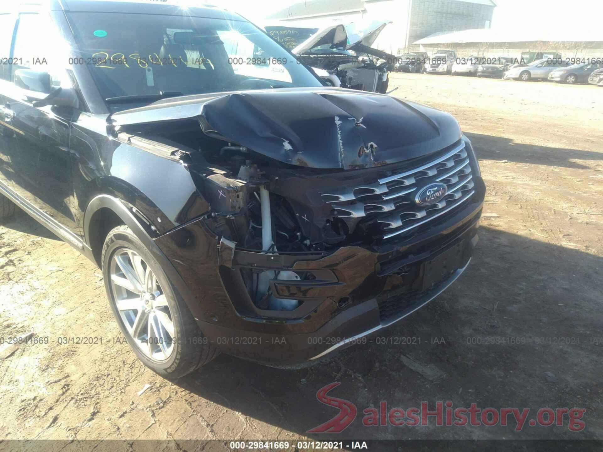 1FM5K8F83HGB53076 2017 FORD EXPLORER