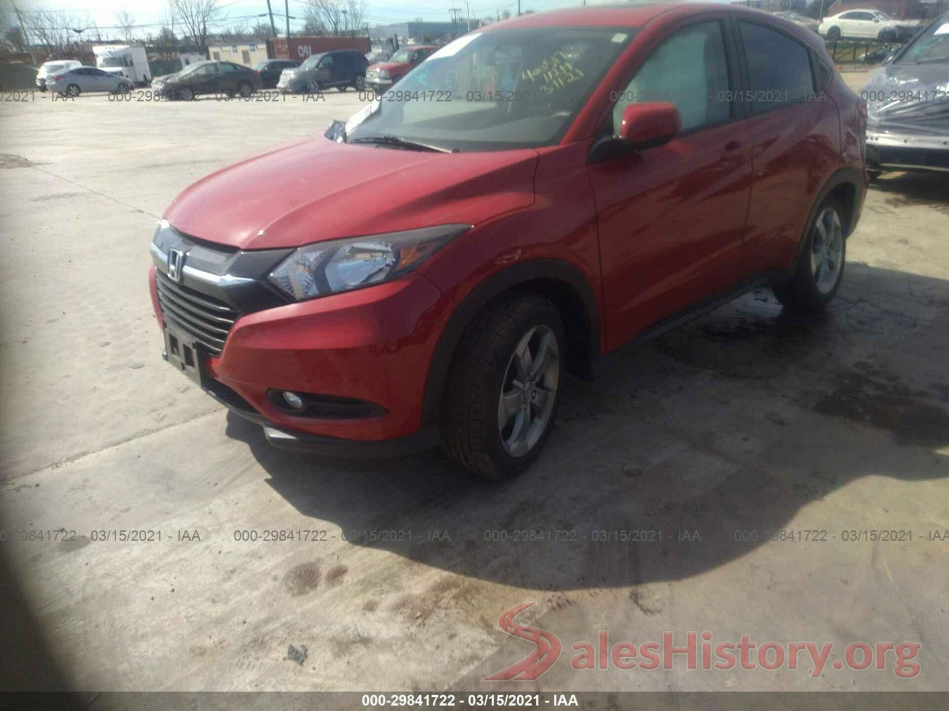 3CZRU6H5XGM766222 2016 HONDA HR-V