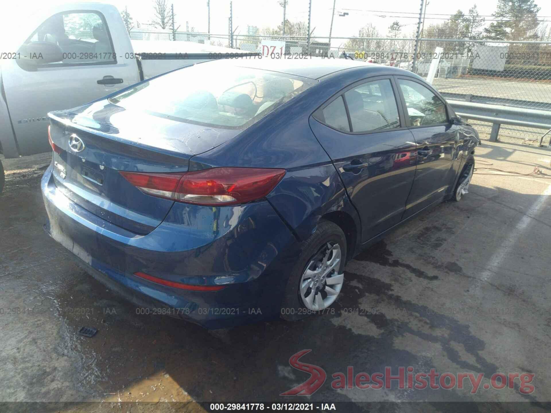 5NPD74LF4JH313402 2018 HYUNDAI ELANTRA