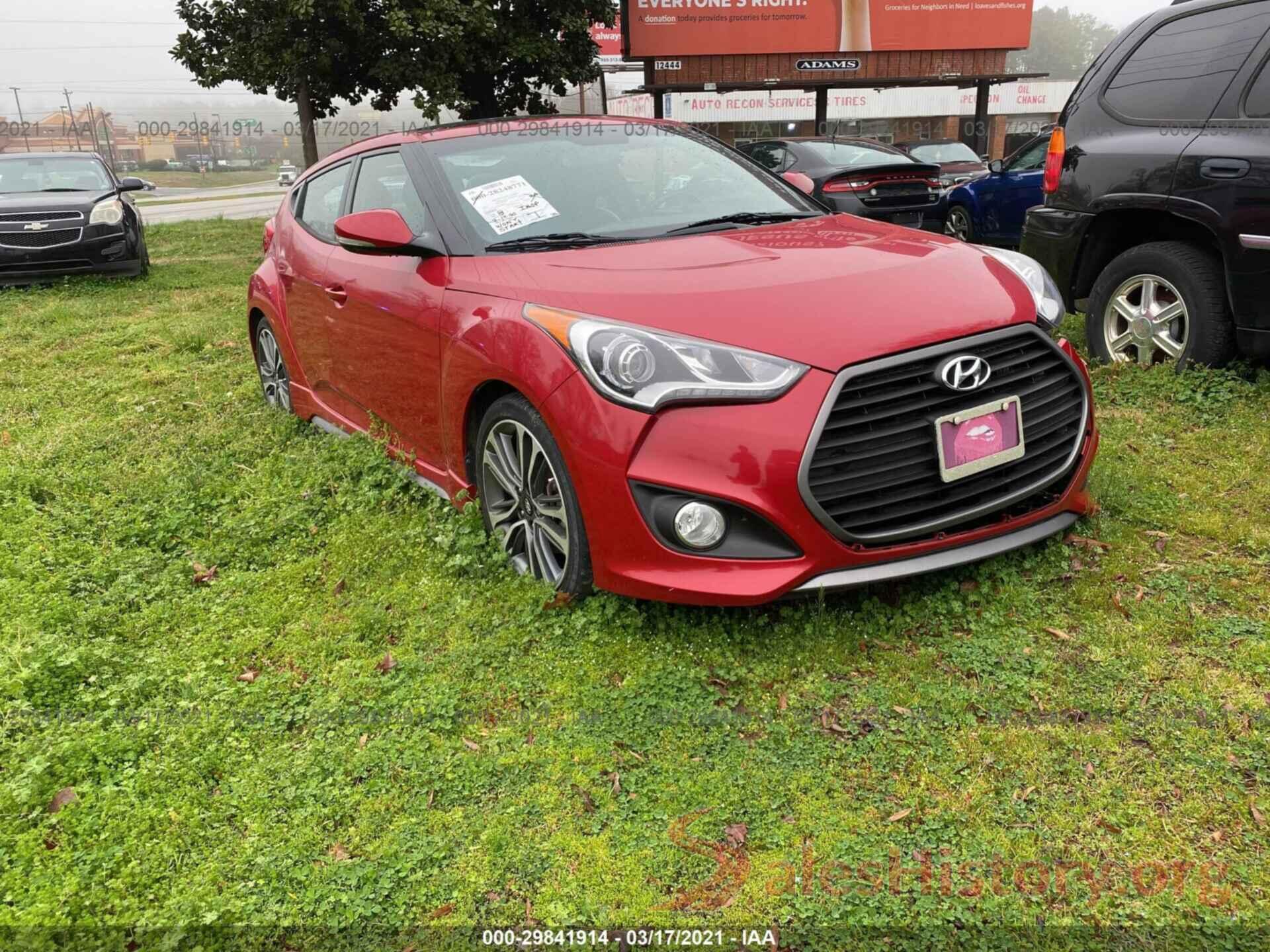 KMHTC6AE5GU292521 2016 HYUNDAI VELOSTER