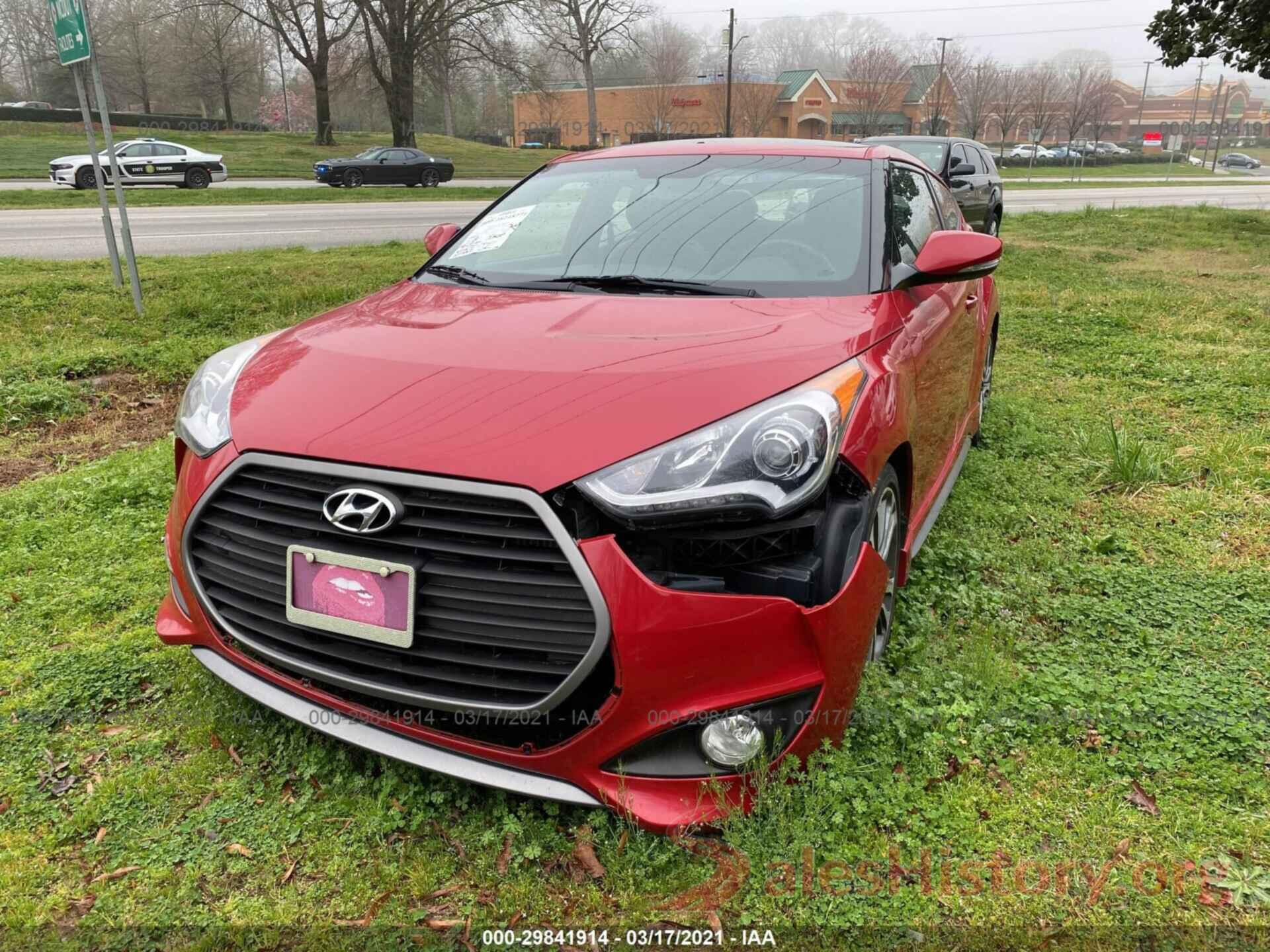 KMHTC6AE5GU292521 2016 HYUNDAI VELOSTER