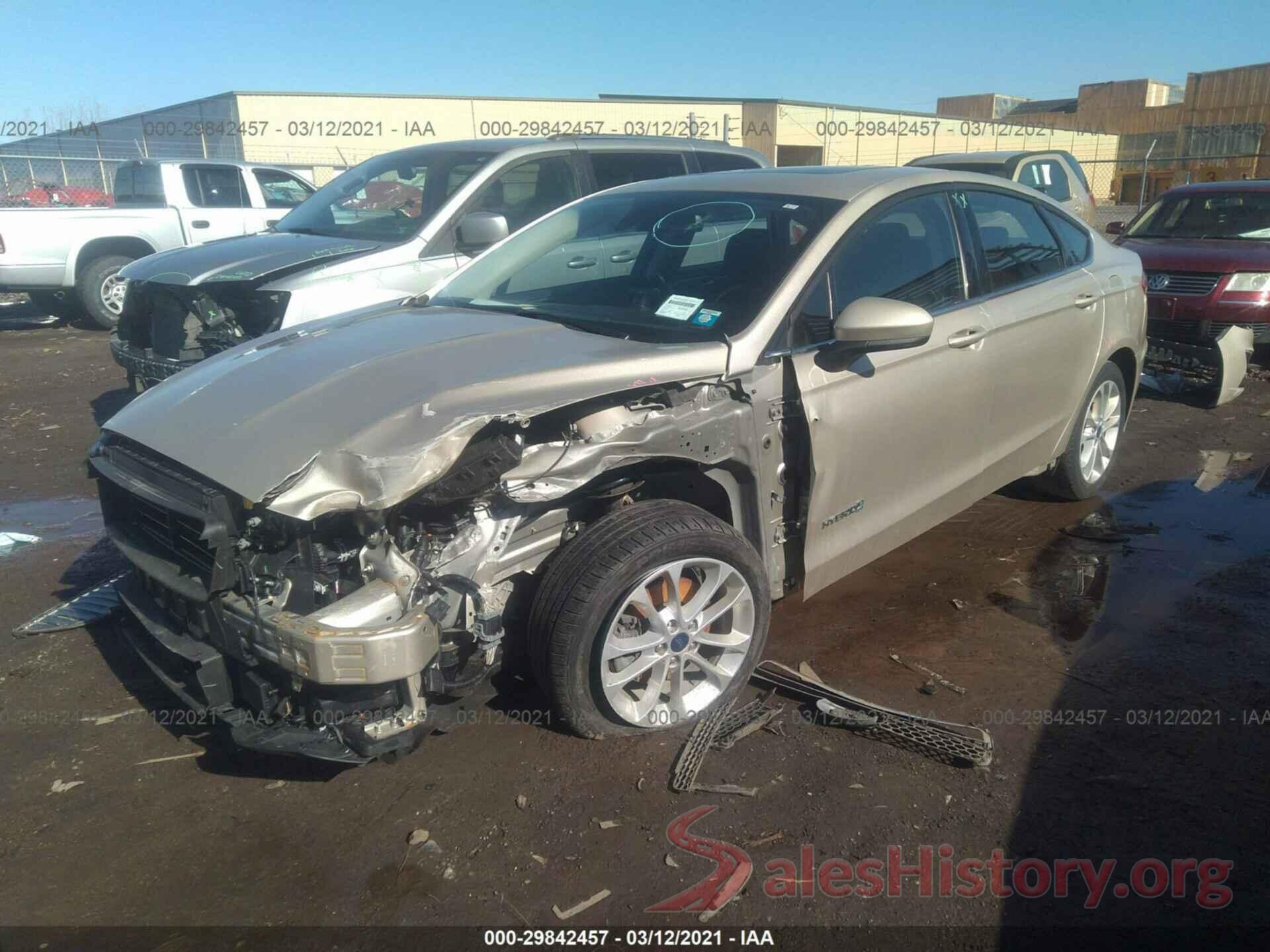 3FA6P0LU7KR109942 2019 FORD FUSION HYBRID