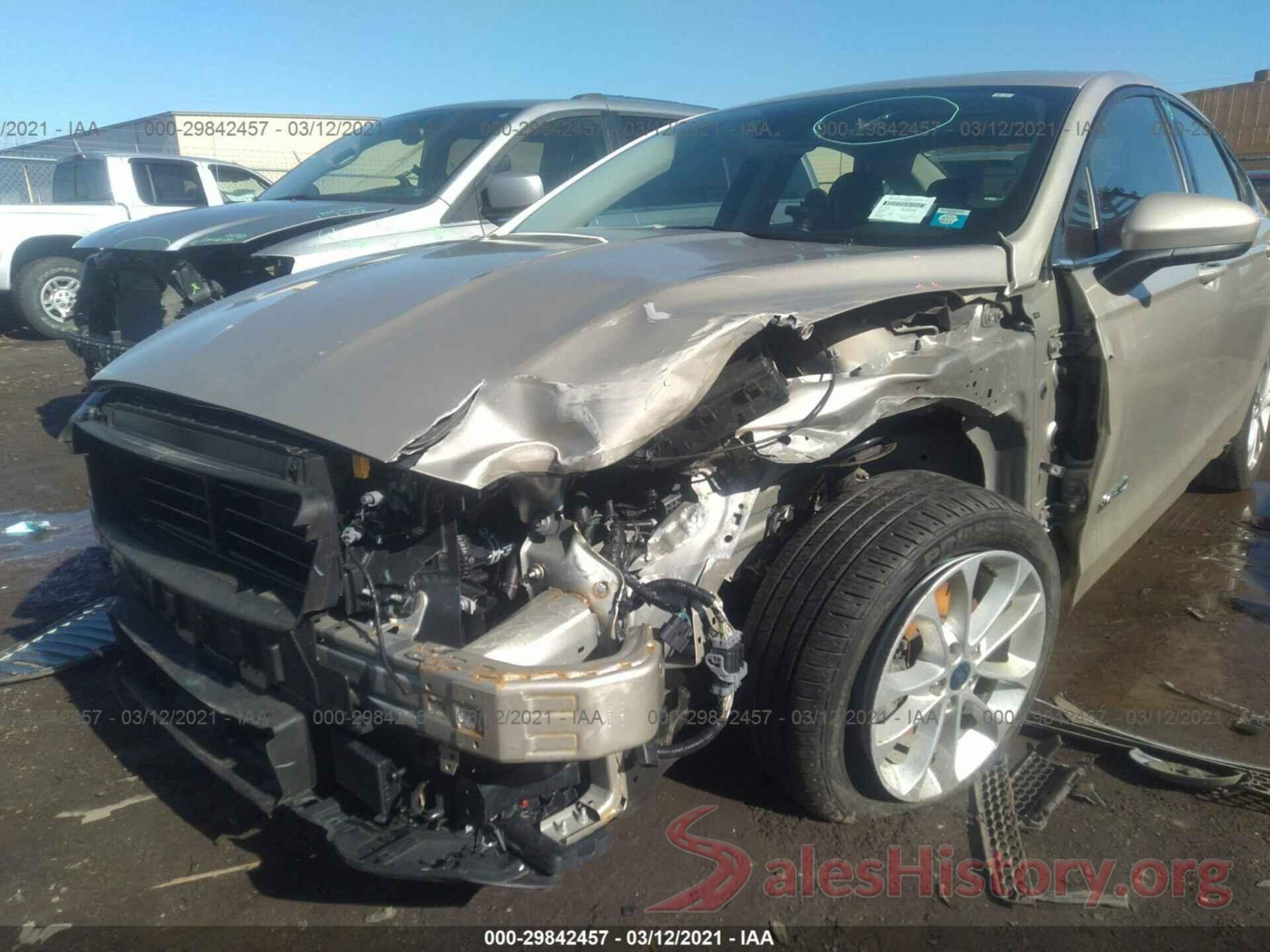 3FA6P0LU7KR109942 2019 FORD FUSION HYBRID