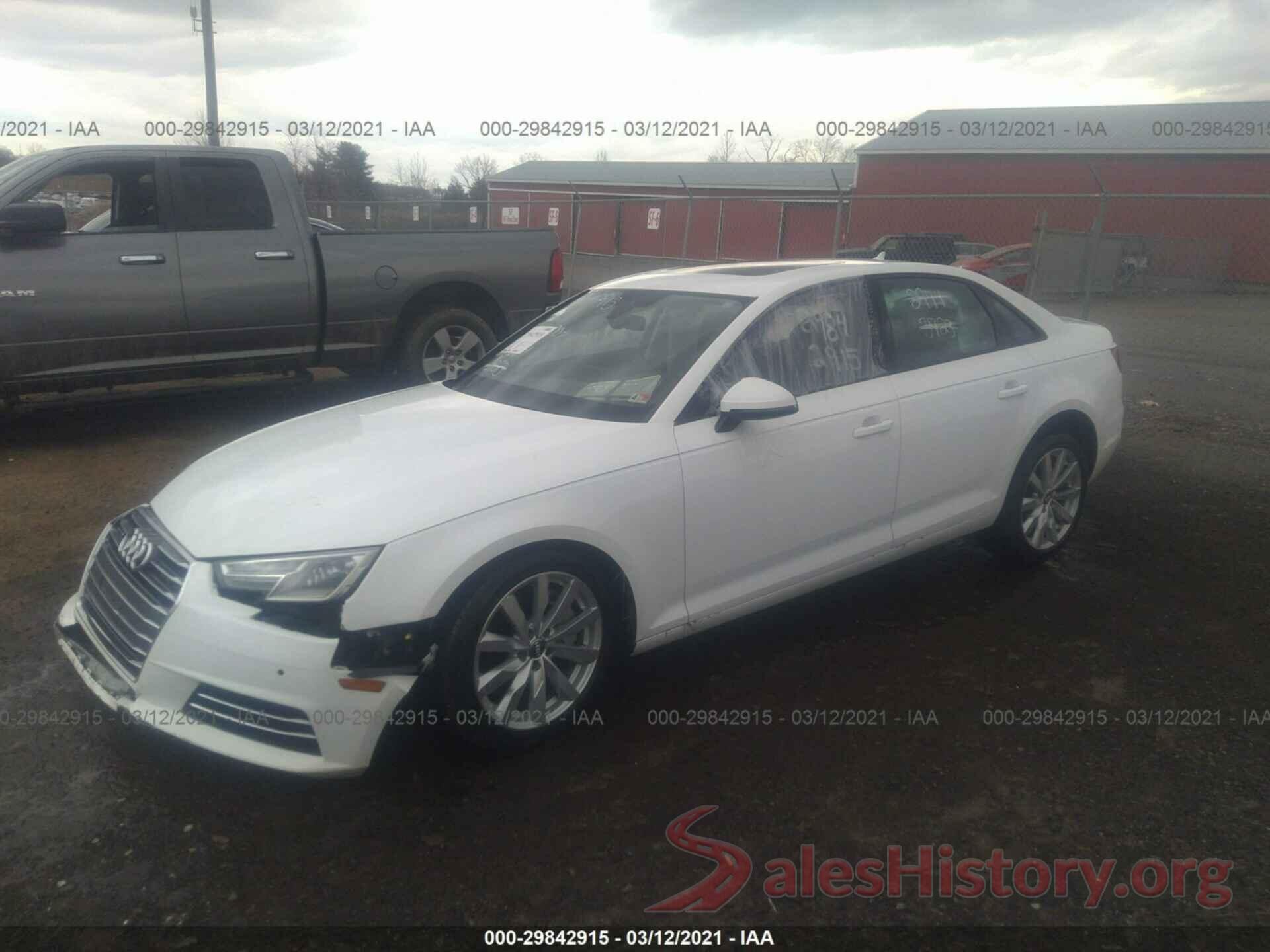 WAUANAF48HN006744 2017 AUDI A4