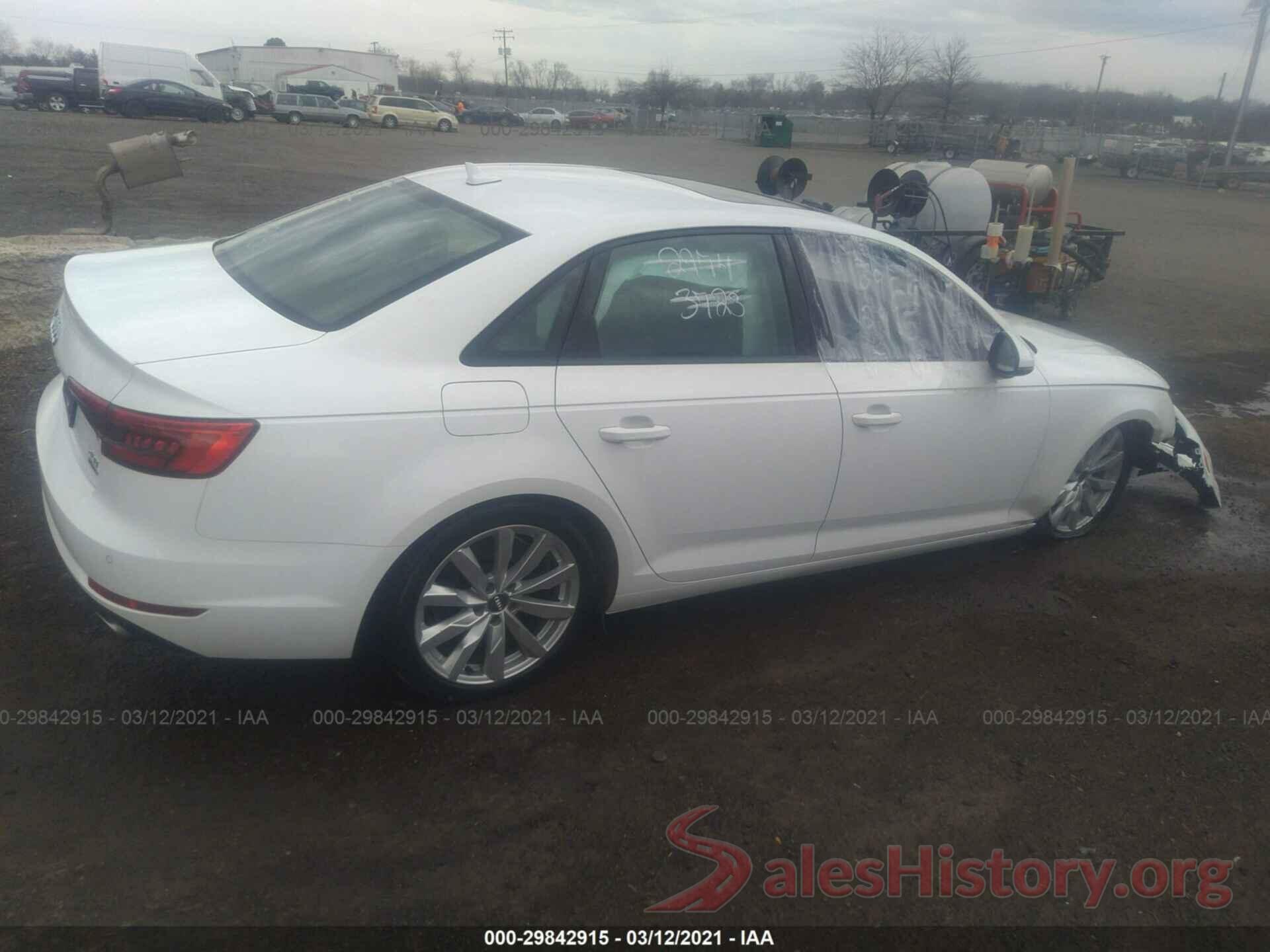 WAUANAF48HN006744 2017 AUDI A4