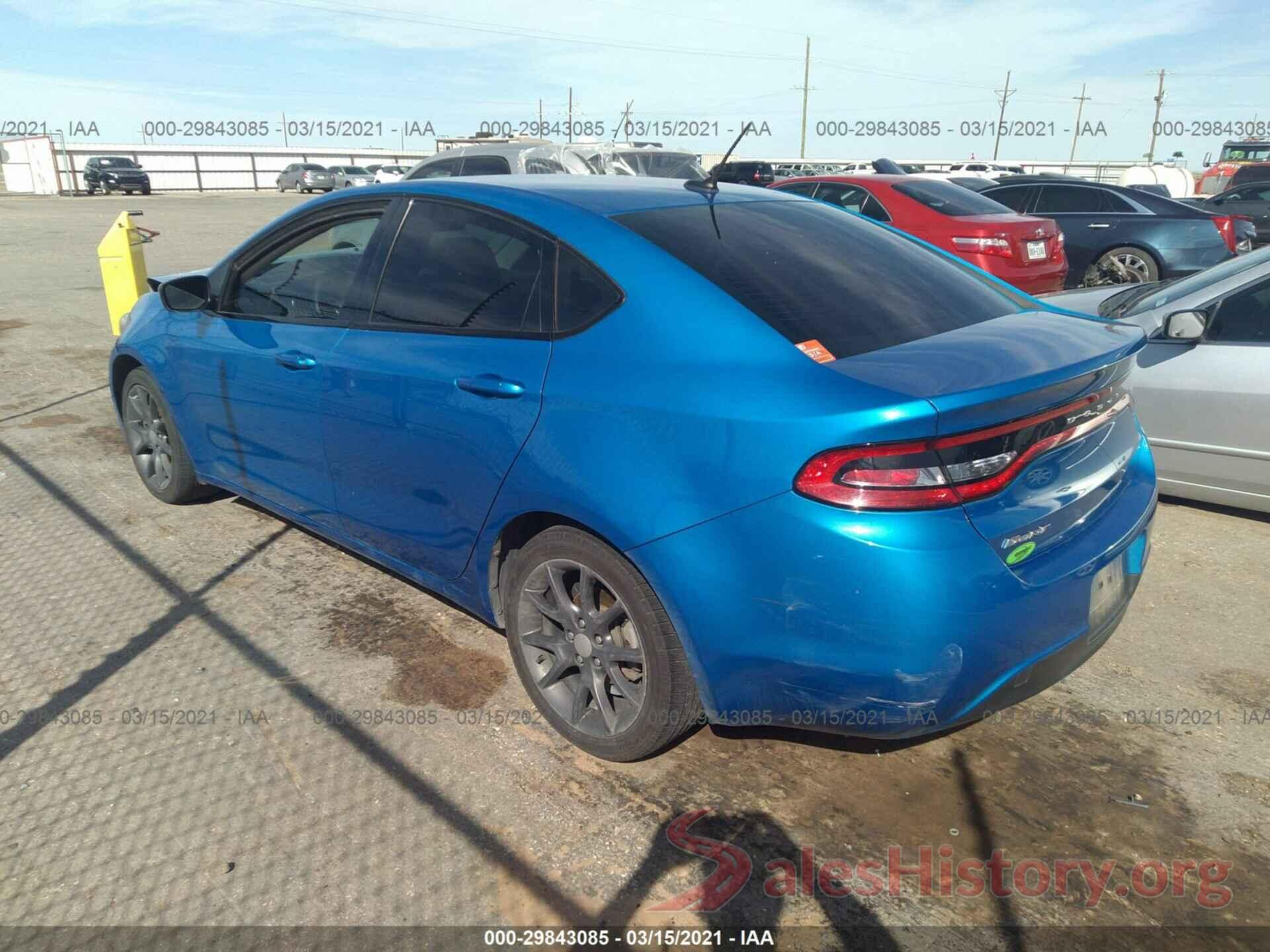 1C3CDFAA5GD685213 2016 DODGE DART