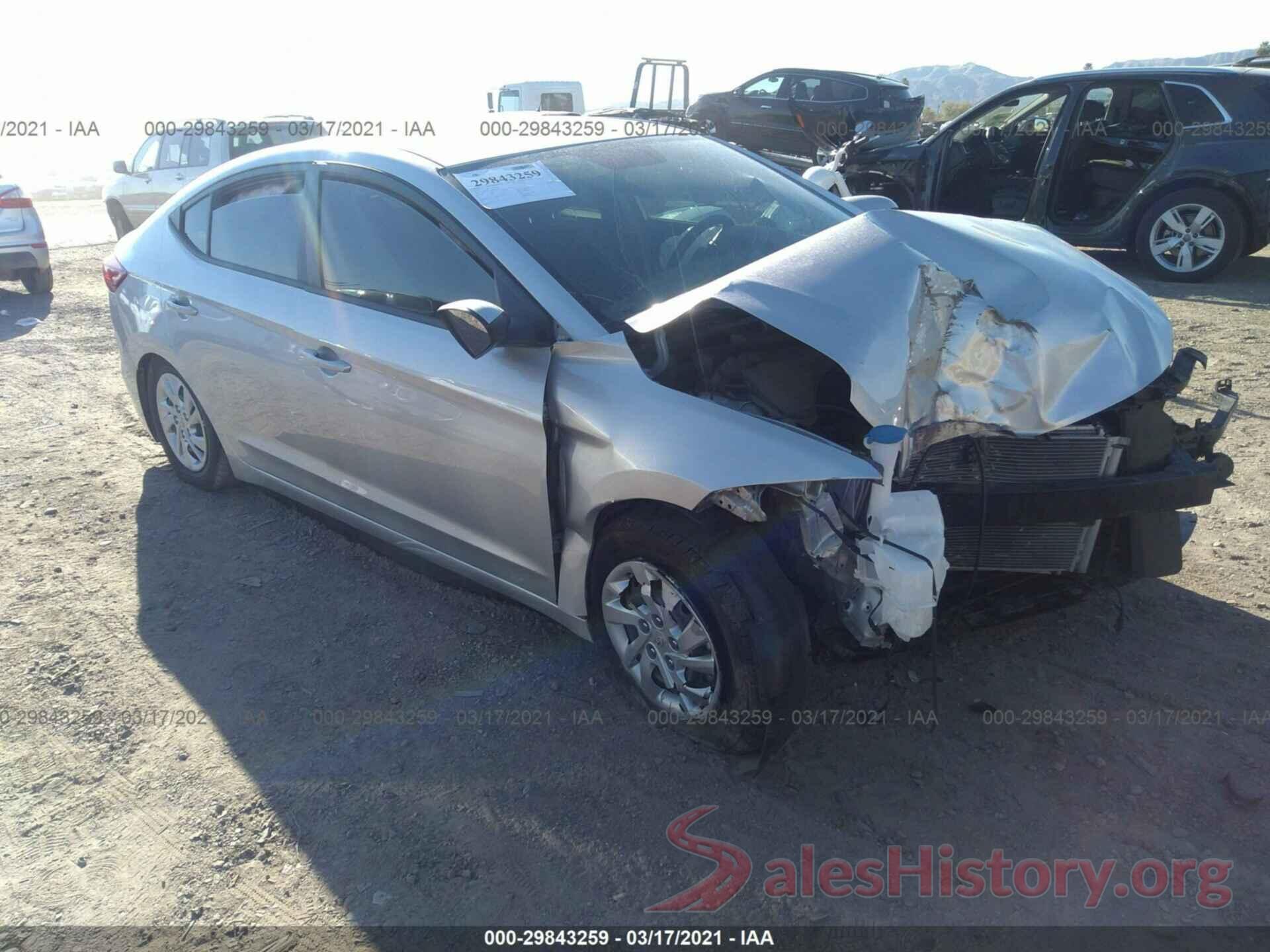 5NPD74LF0JH393314 2018 HYUNDAI ELANTRA