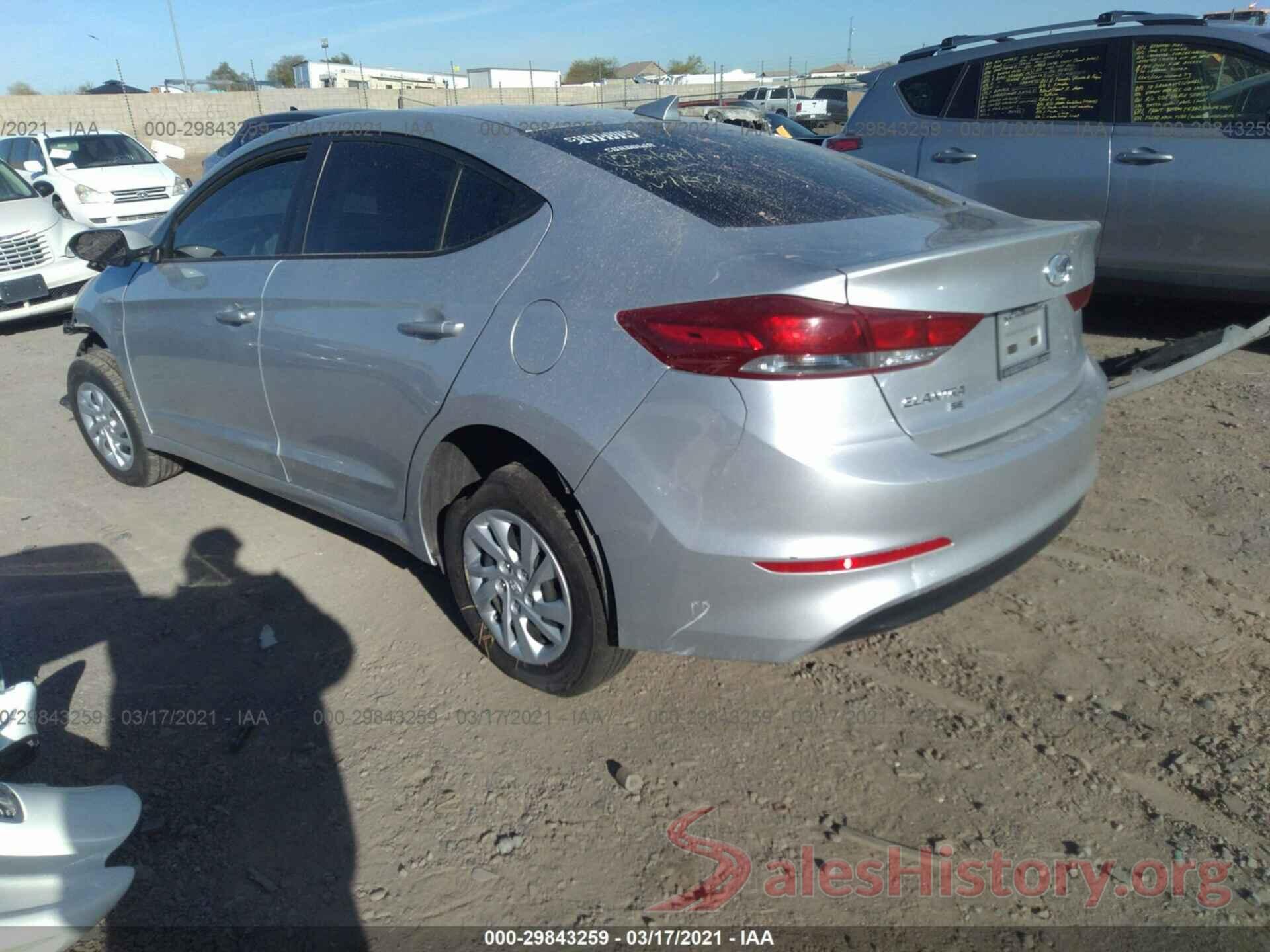 5NPD74LF0JH393314 2018 HYUNDAI ELANTRA