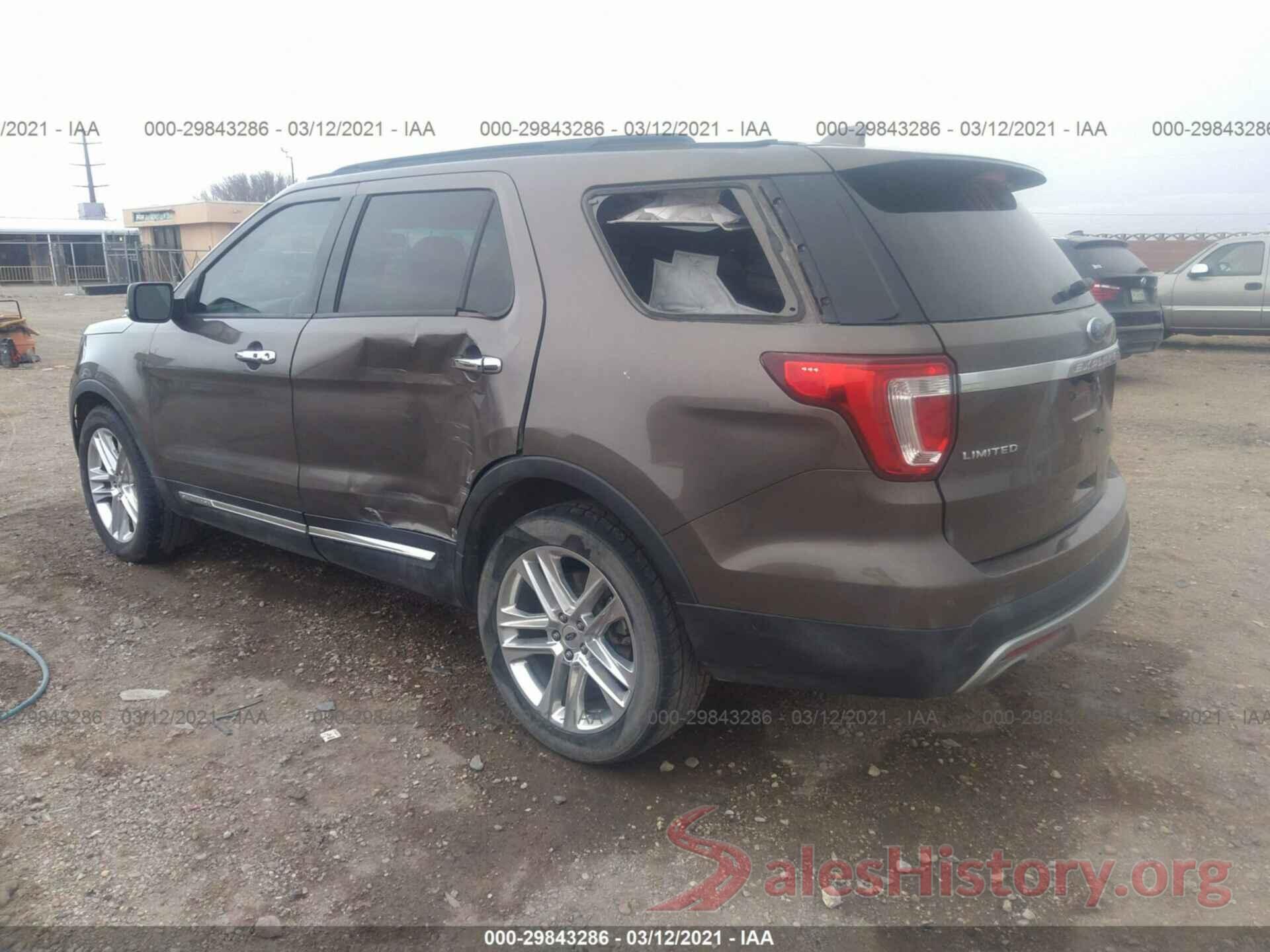 1FM5K7FH0GGC40233 2016 FORD EXPLORER