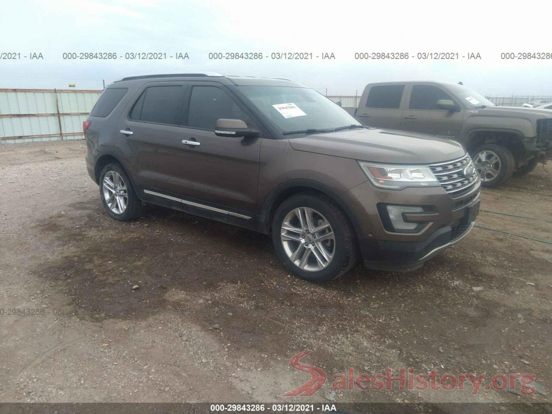 1FM5K7FH0GGC40233 2016 FORD EXPLORER