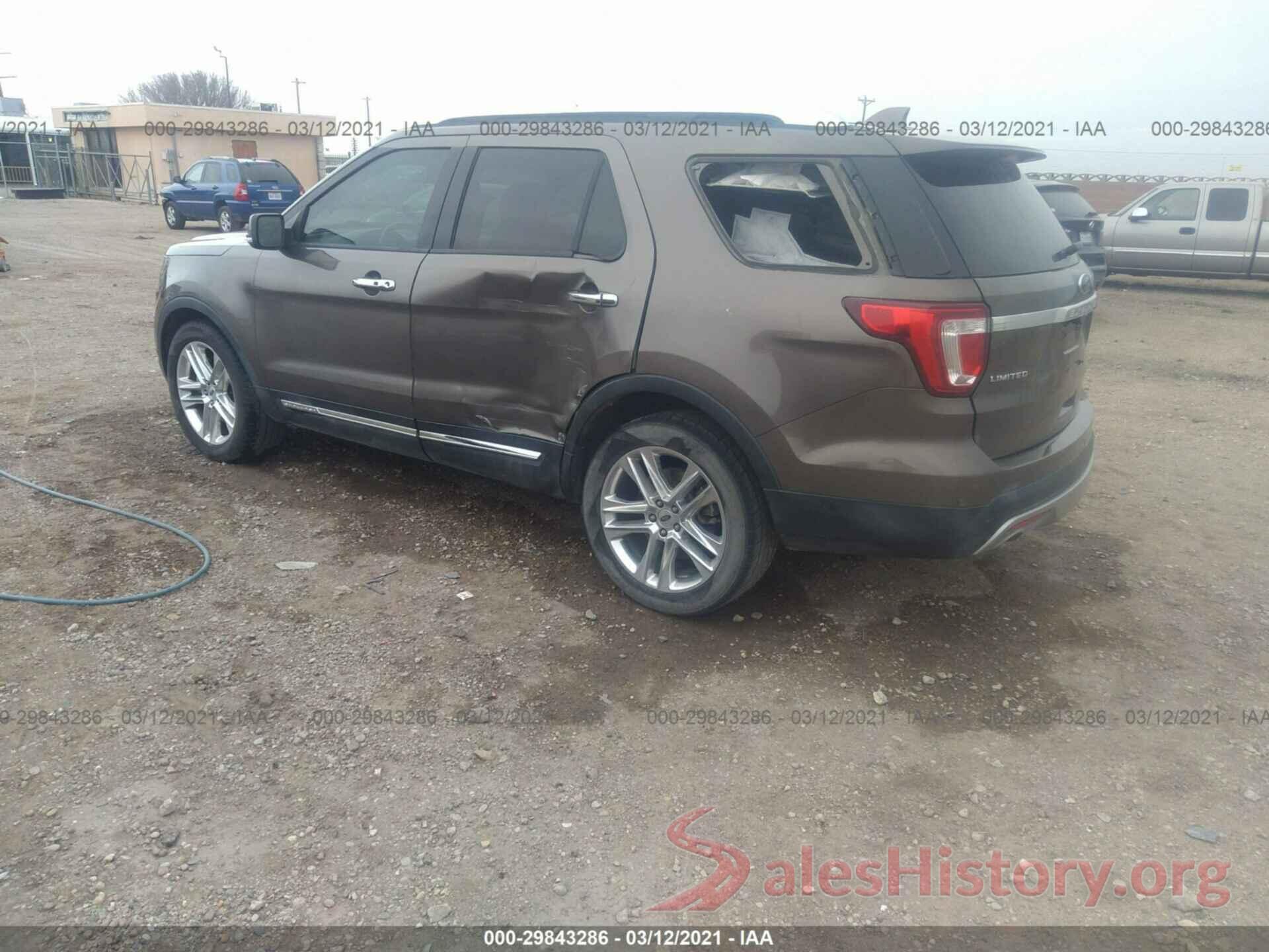 1FM5K7FH0GGC40233 2016 FORD EXPLORER