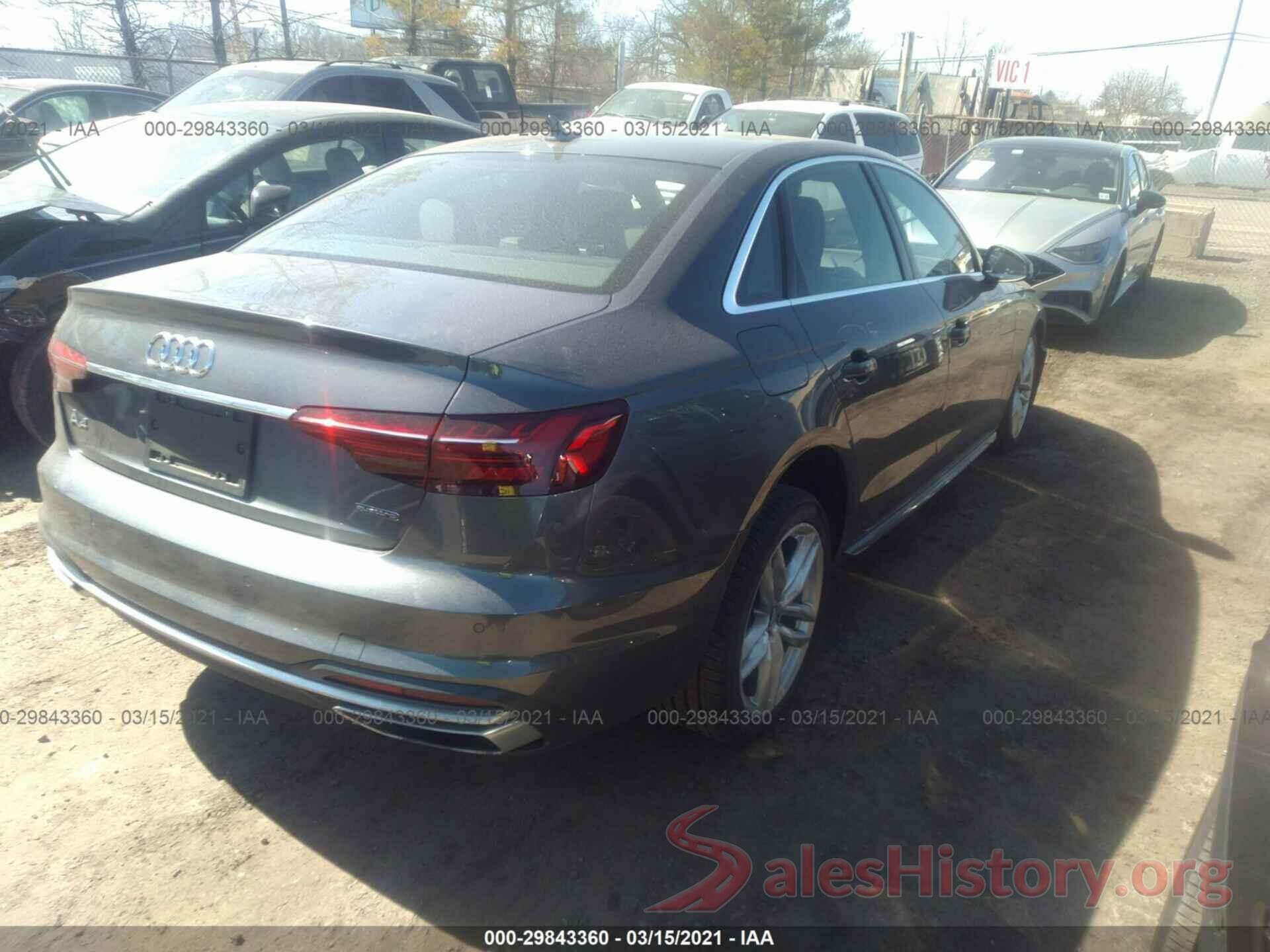 WAUENAF45LA055577 2020 AUDI A4