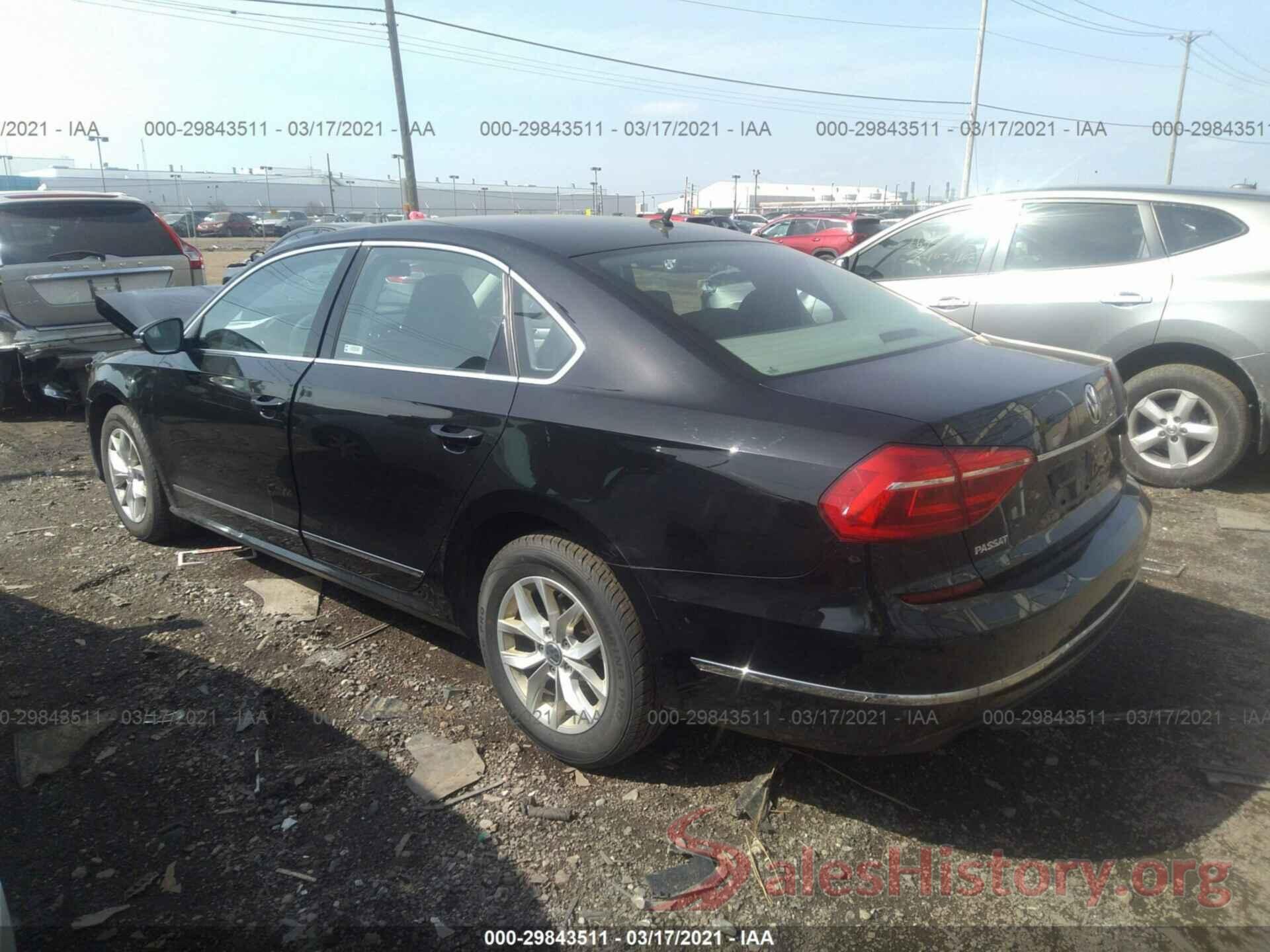 1VWAT7A38GC019219 2016 VOLKSWAGEN PASSAT