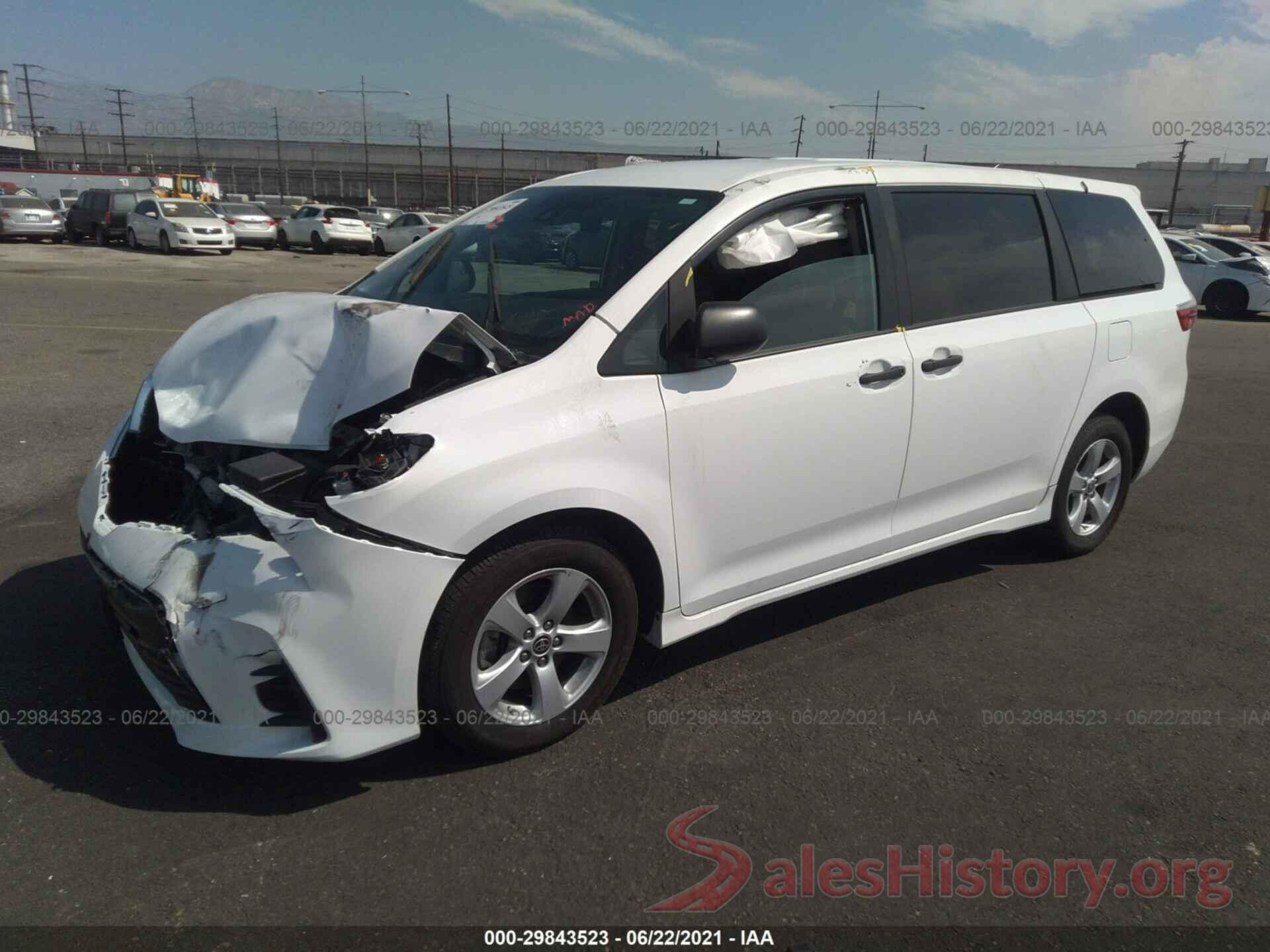 5TDZZ3DC7LS061530 2020 TOYOTA SIENNA