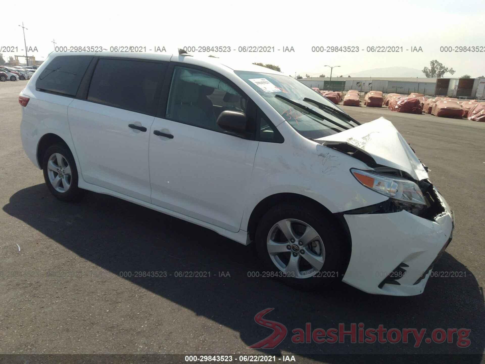 5TDZZ3DC7LS061530 2020 TOYOTA SIENNA