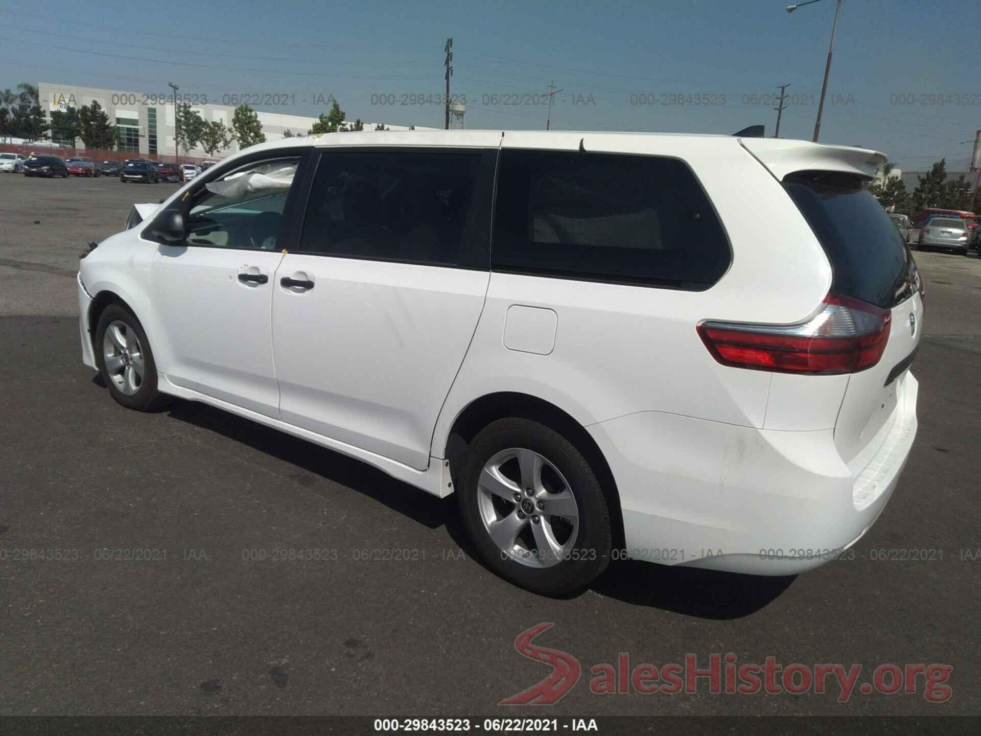 5TDZZ3DC7LS061530 2020 TOYOTA SIENNA