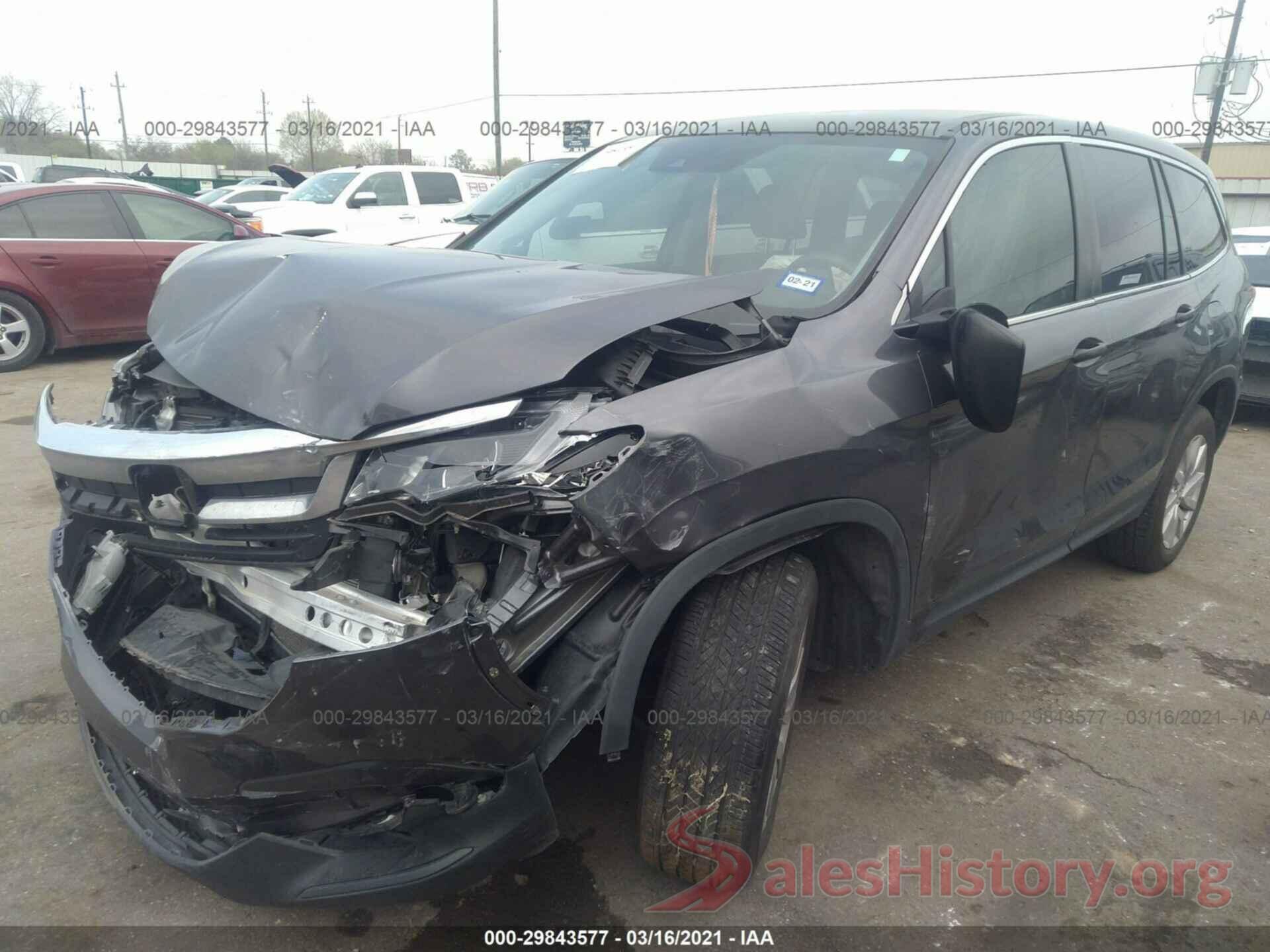 5FNYF6H10KB010369 2019 HONDA PILOT