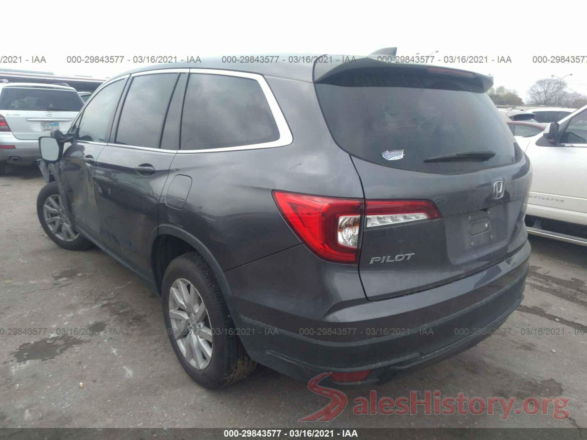 5FNYF6H10KB010369 2019 HONDA PILOT