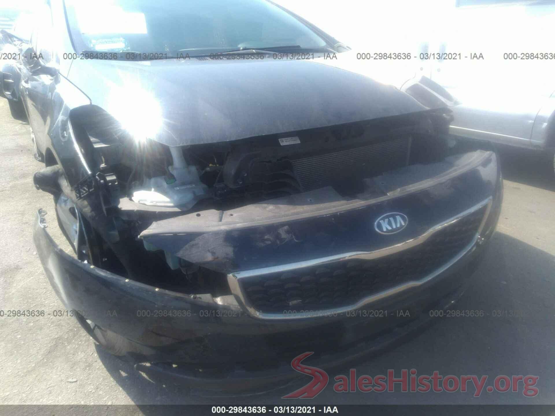 3KPFK4A72HE009874 2017 KIA FORTE