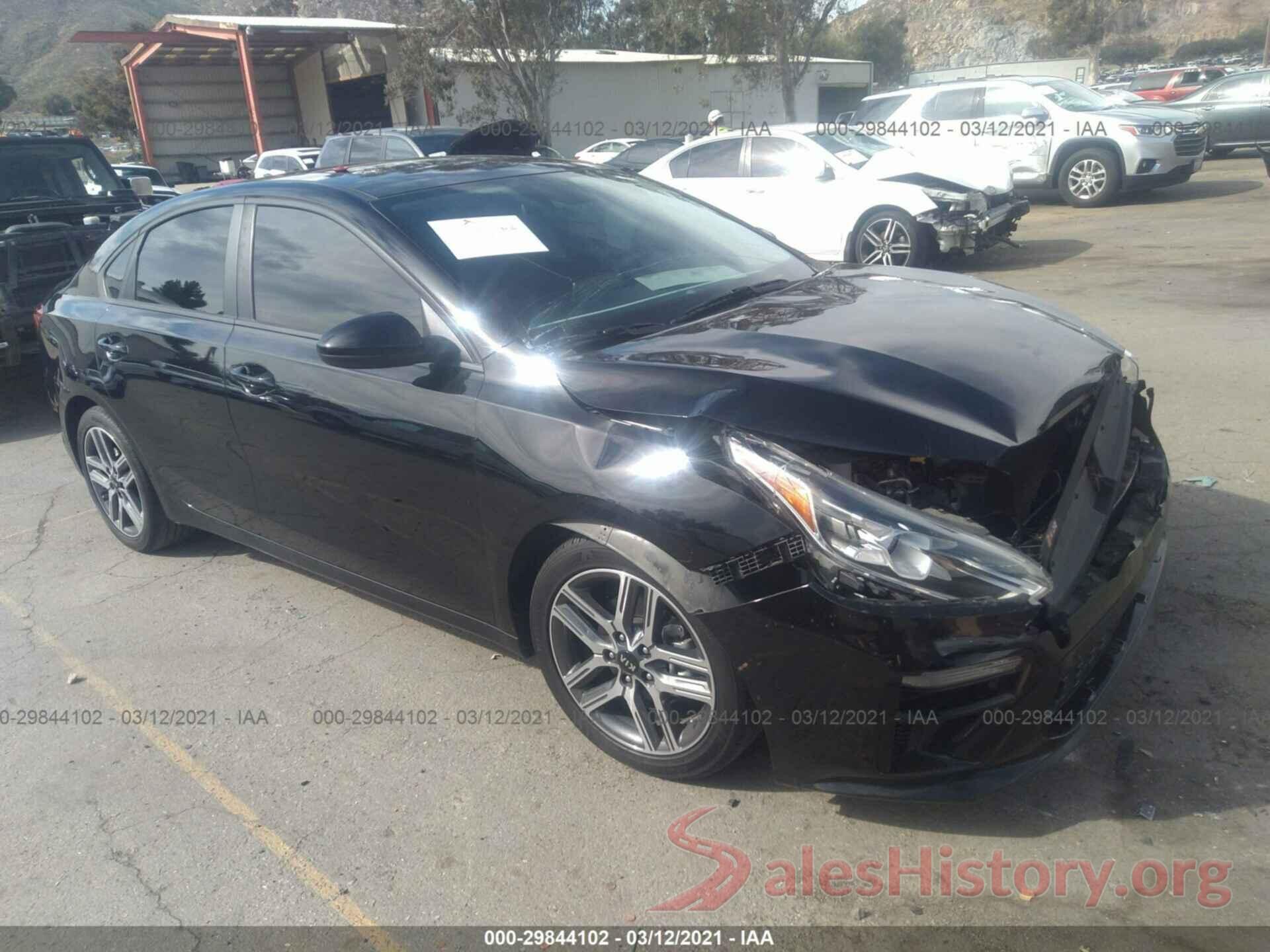 3KPF34ADXKE051770 2019 KIA FORTE