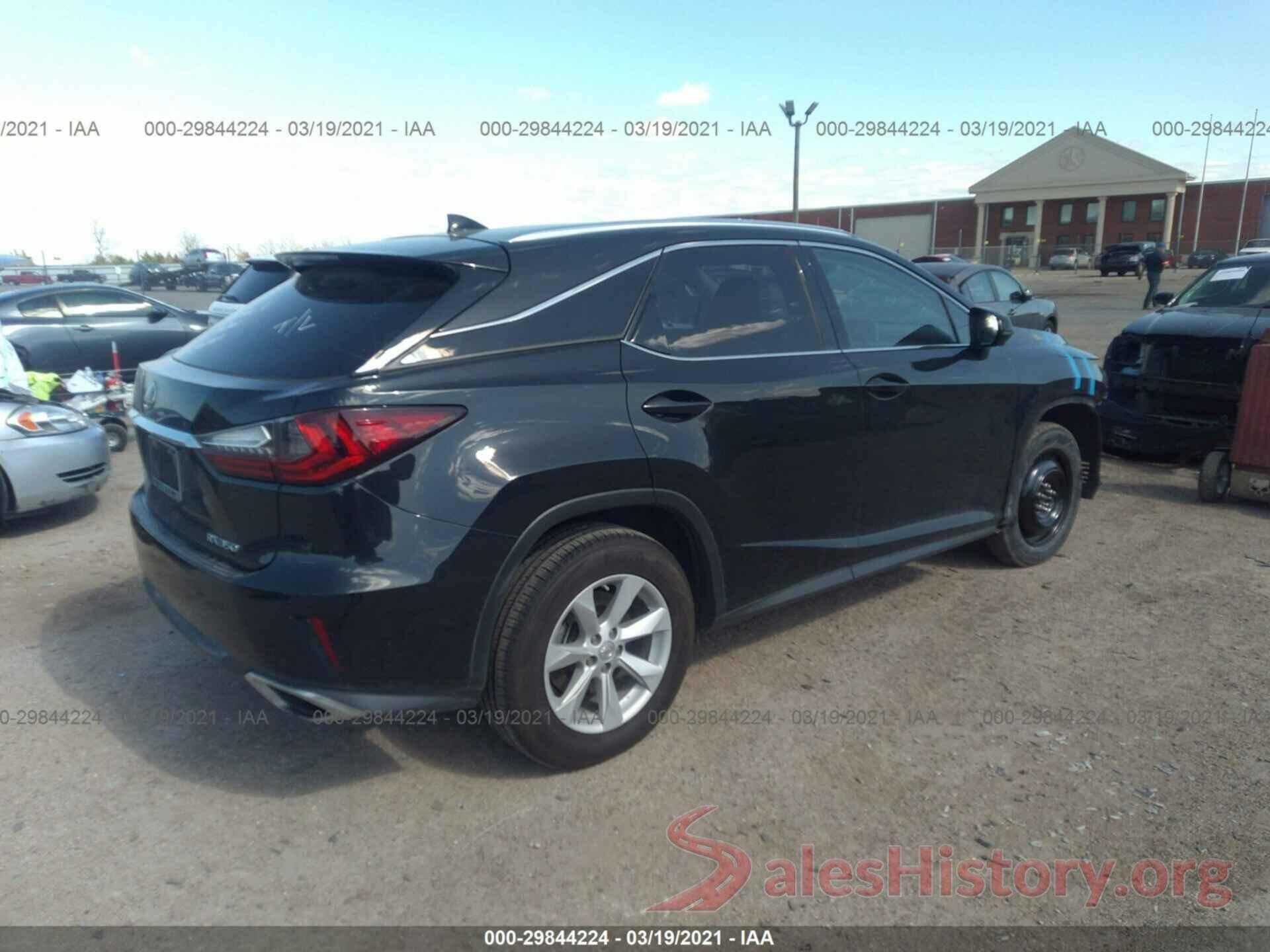 2T2BZMCA4HC114297 2017 LEXUS RX