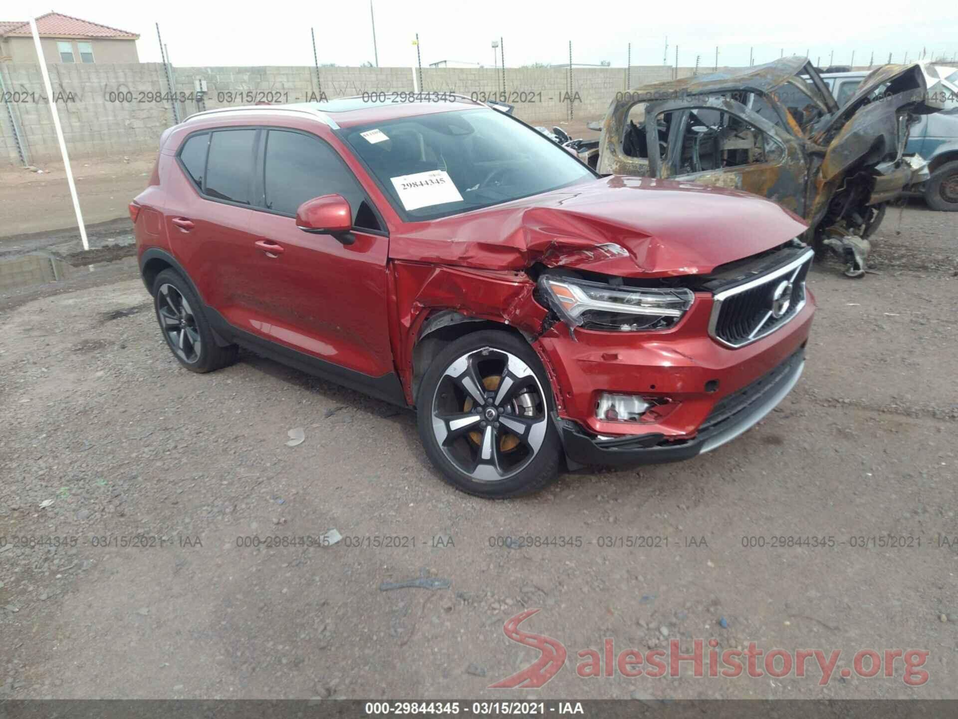 YV4162XZ5K2012281 2019 VOLVO XC40