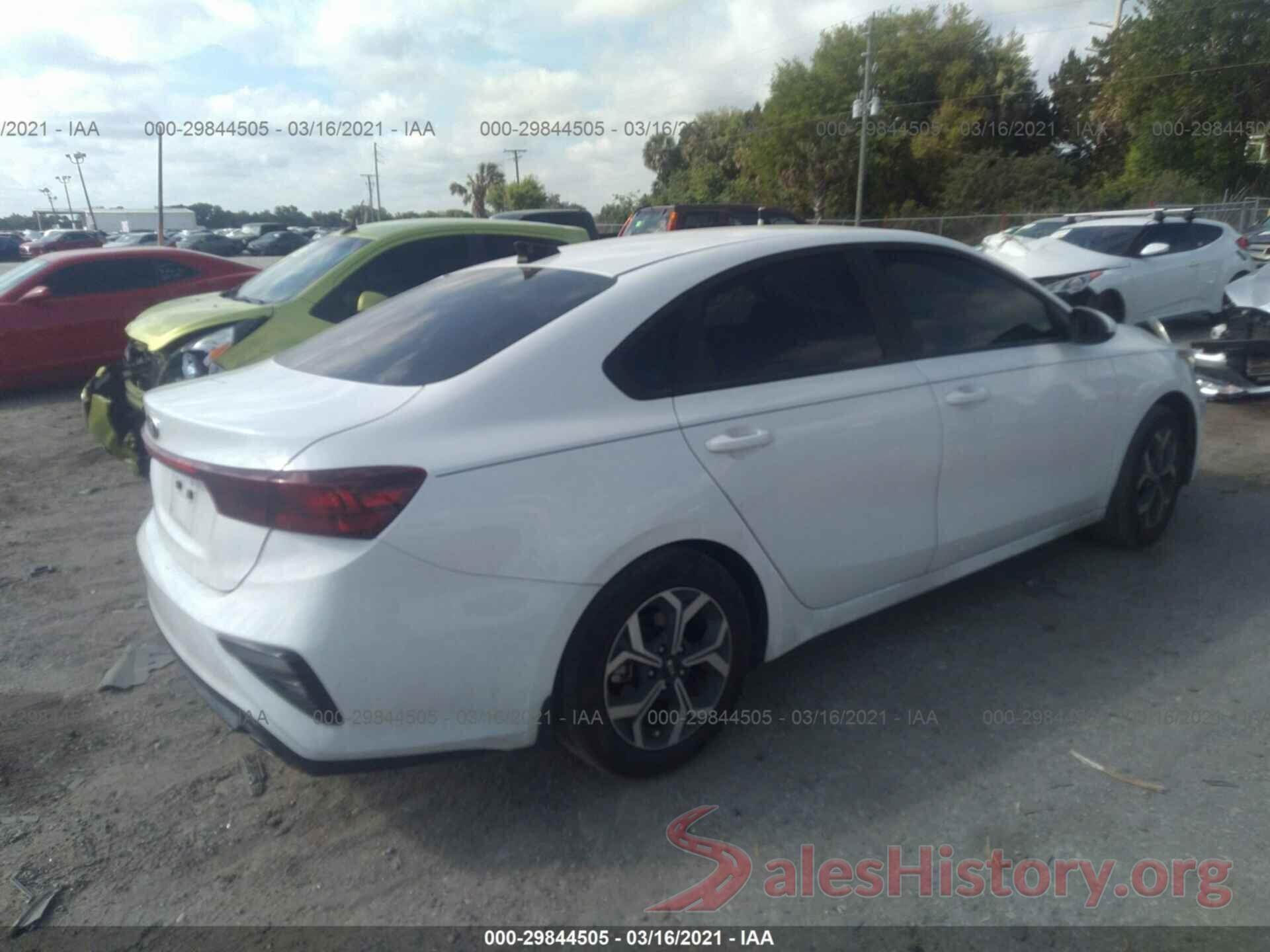 3KPF24AD1LE214455 2020 KIA FORTE